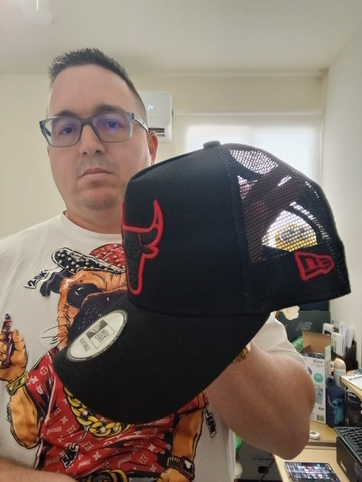 Gorra Negra New Era Chicago Bulls Ajustable Original