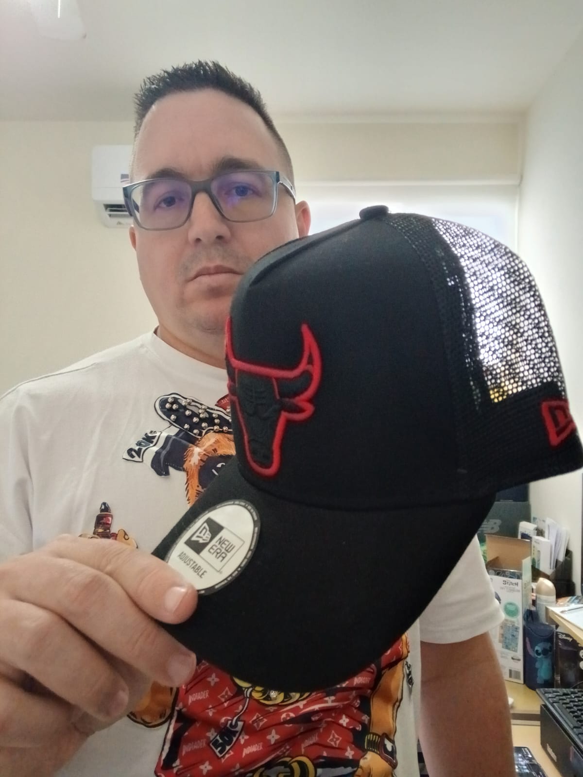 Gorra Negra New Era Chicago Bulls Ajustable Original