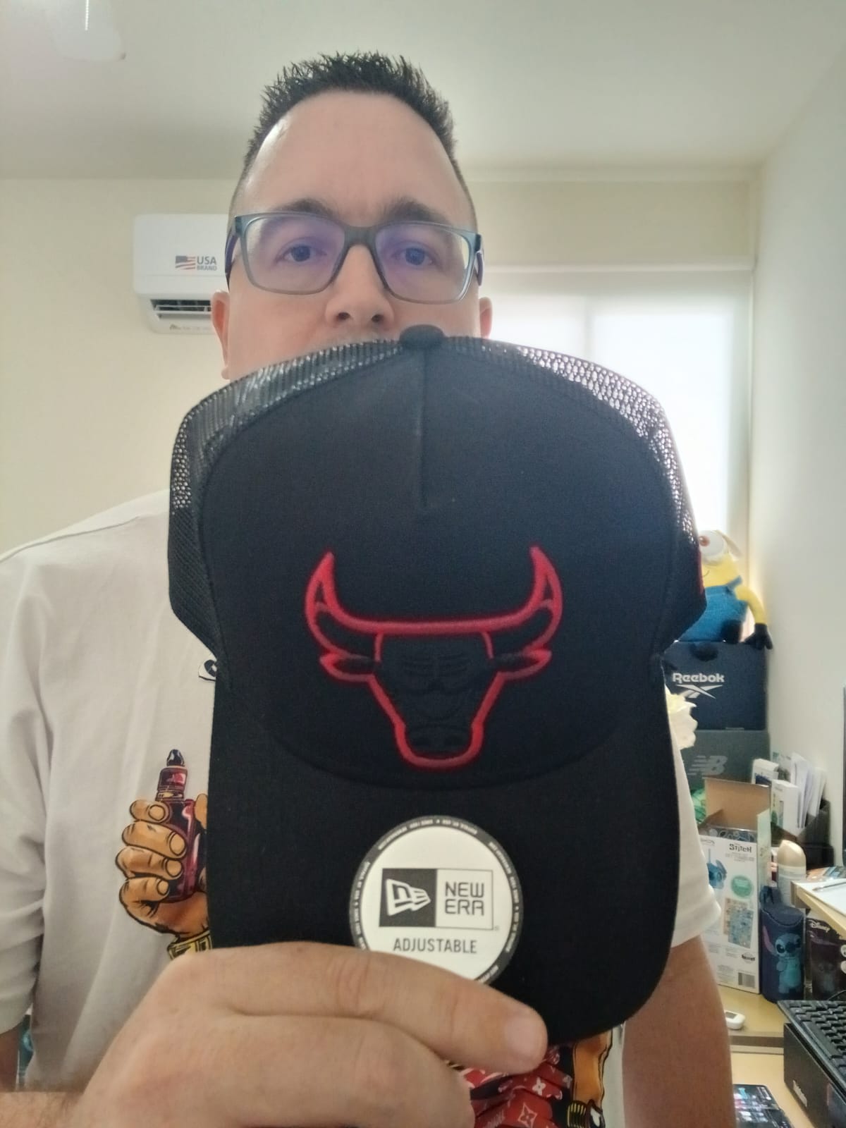 Gorra Negra New Era Chicago Bulls Ajustable Original