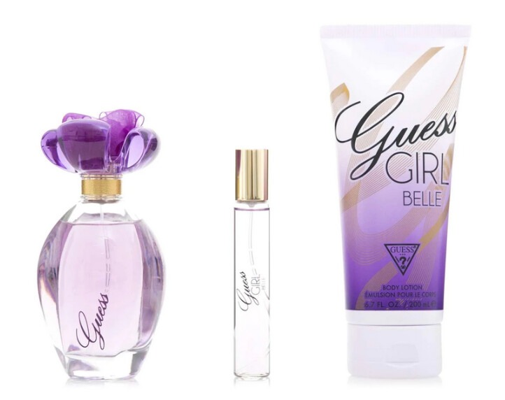 Set de Perfumes Guess Girl Belle For Her 3PC / EDT 100ML + TRAVEL SPRAY 15ML + LOTION 200ML