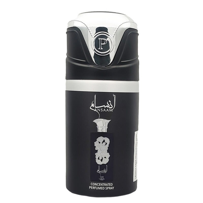 Lattafa Body Spray Ansam Silver