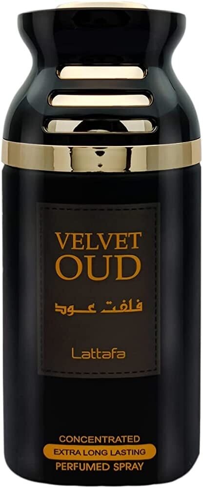 Lattafa Velvet Oud Body Spray