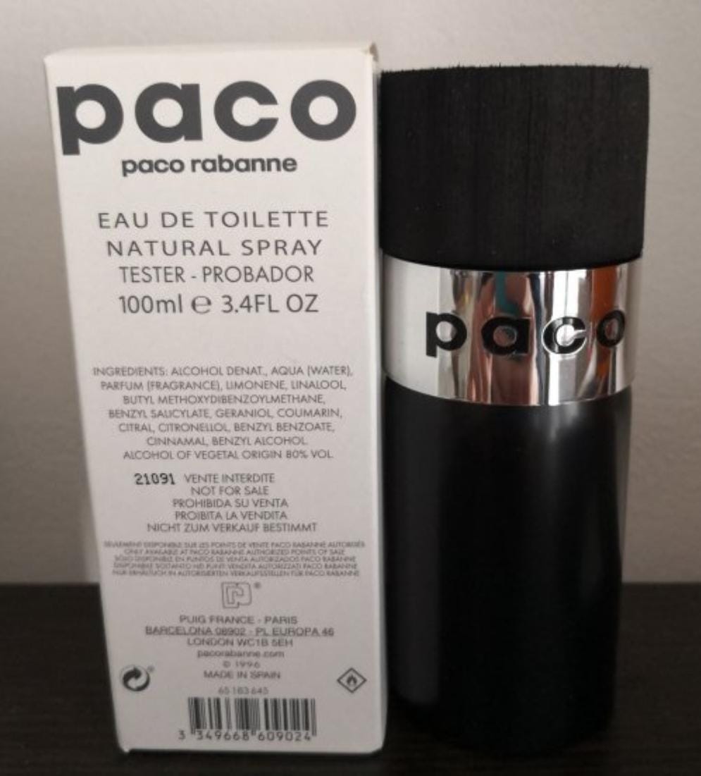Perfume Tester Paco Rabanne Eau de Toilette