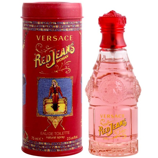 Versace Red Jeans Woman