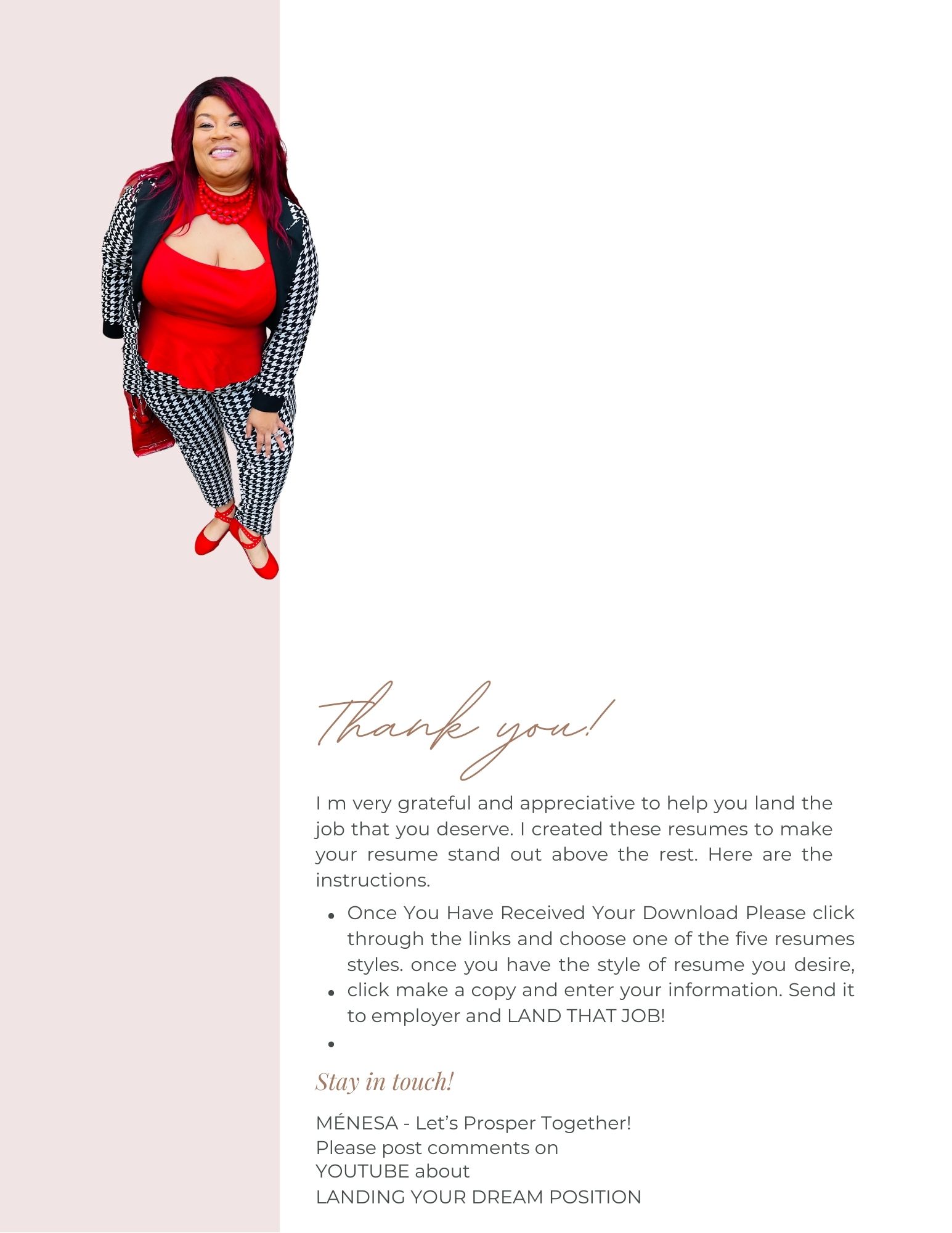 Professional Resume/CV Template Kit - Make a Powerful First Impression!