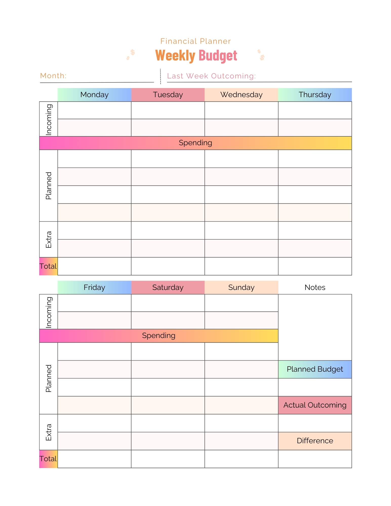 Digital Financial Planner