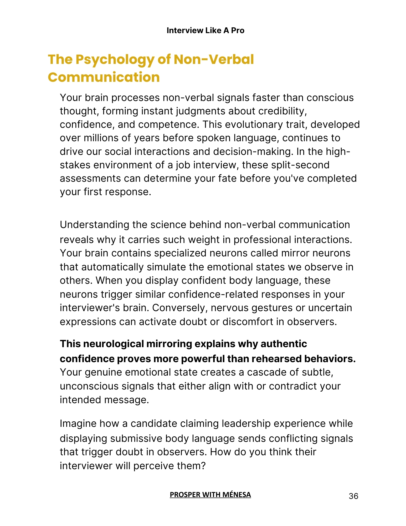 Interview Like a Pro 