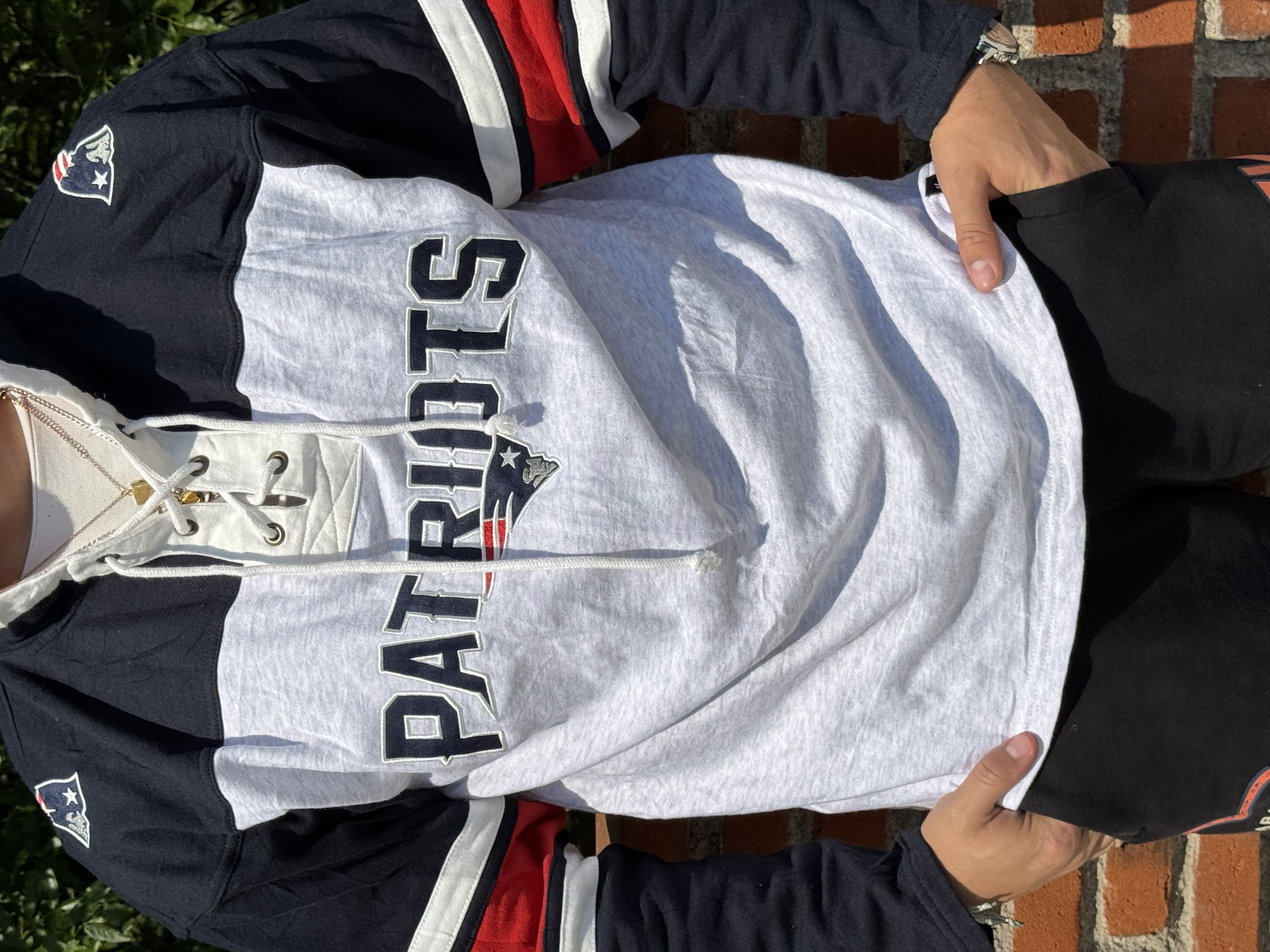 HOODIE PATRIOTS SIZE M