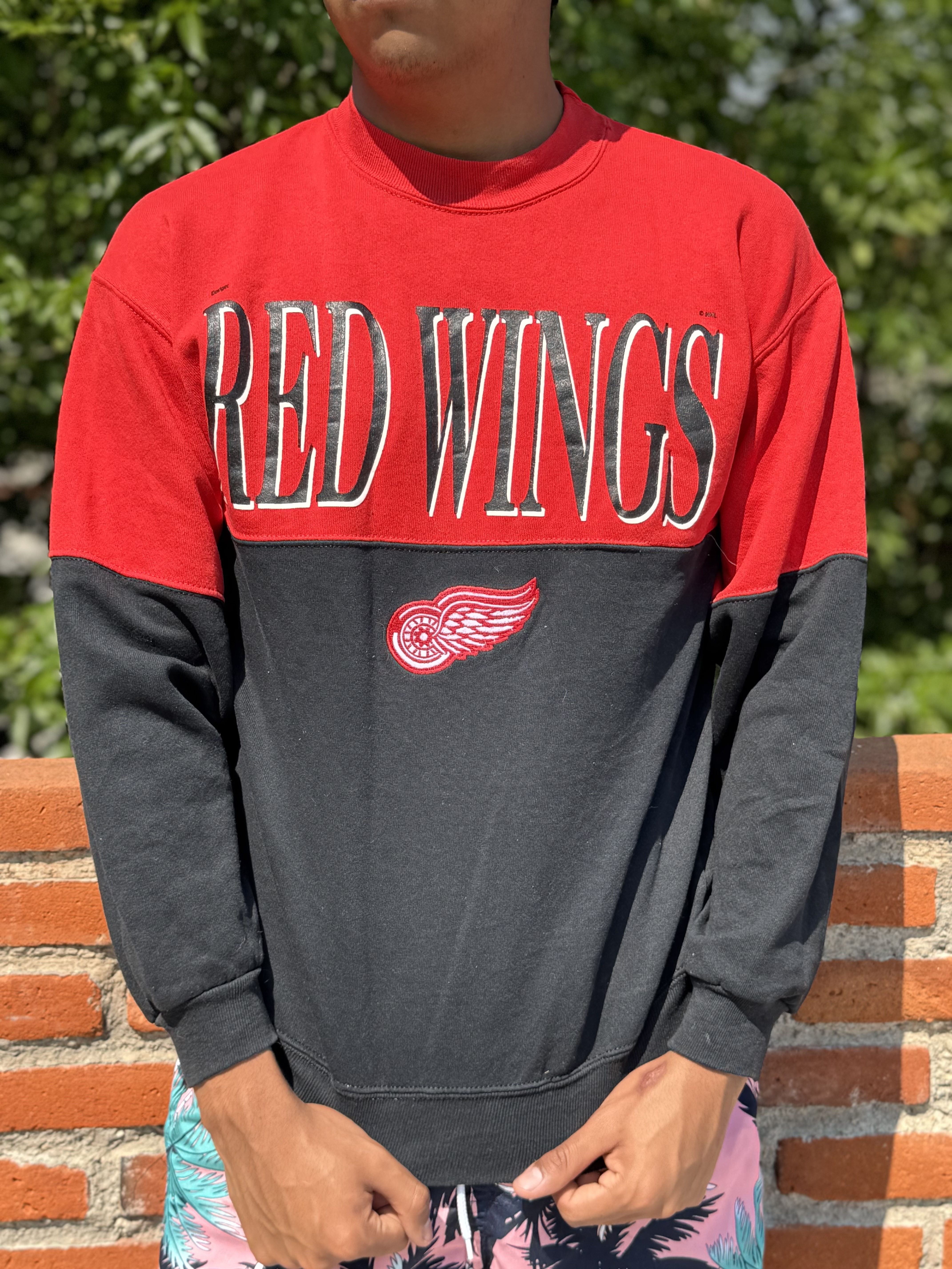 CREWNECK REDWINGS SIZE M