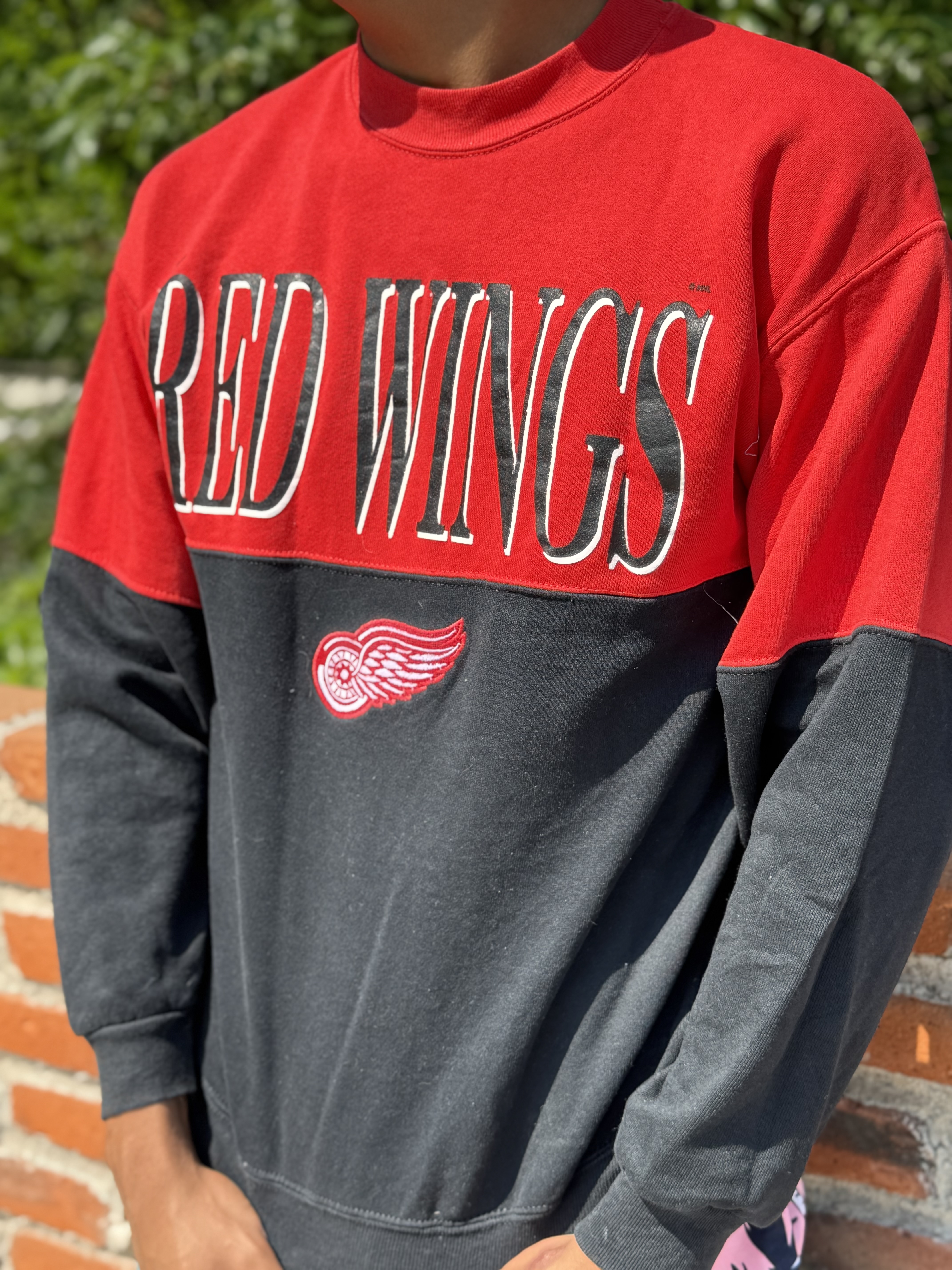 CREWNECK REDWINGS SIZE M