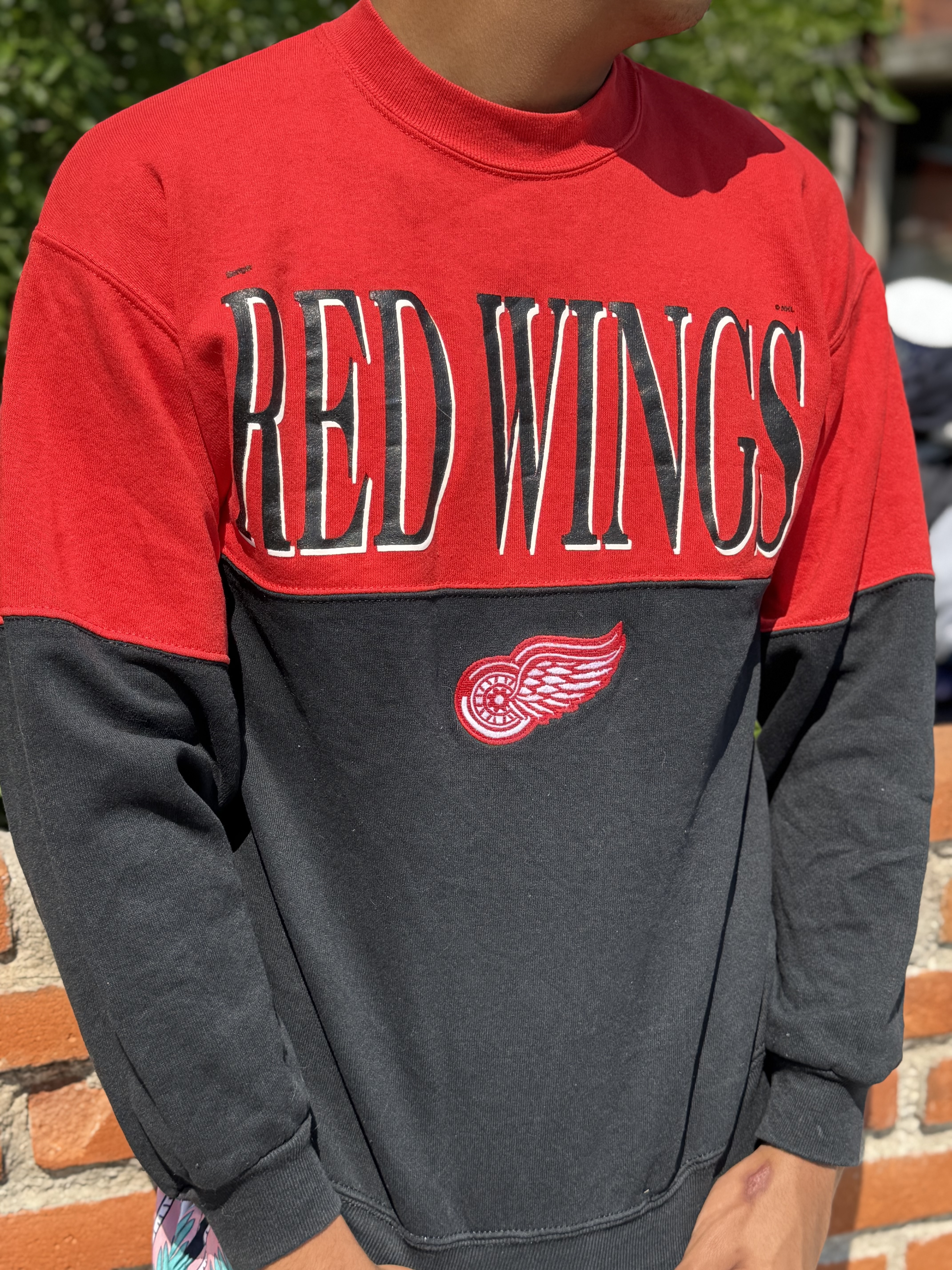 CREWNECK REDWINGS SIZE M