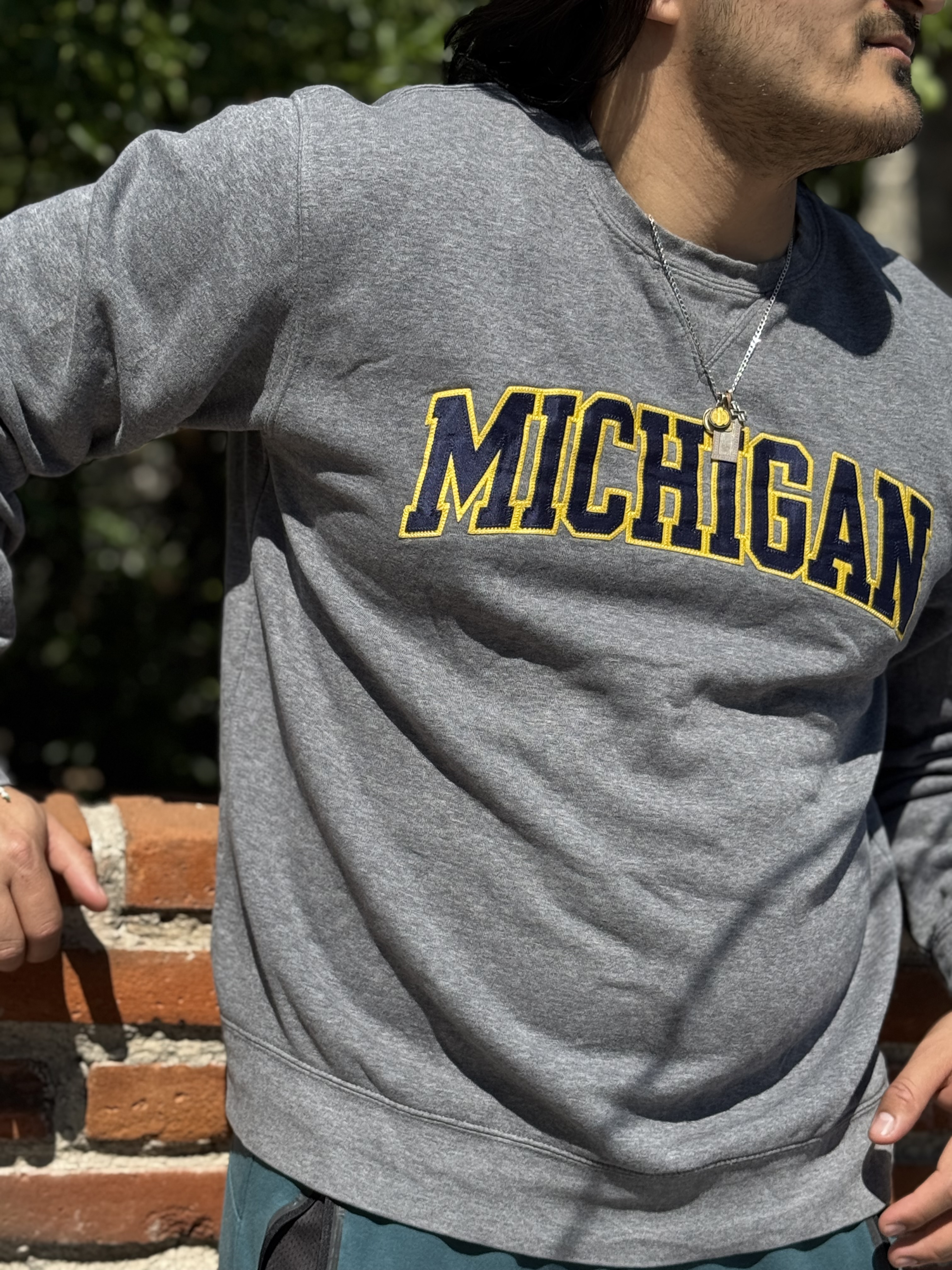 CREWNECK MICHIGAN SIZE L