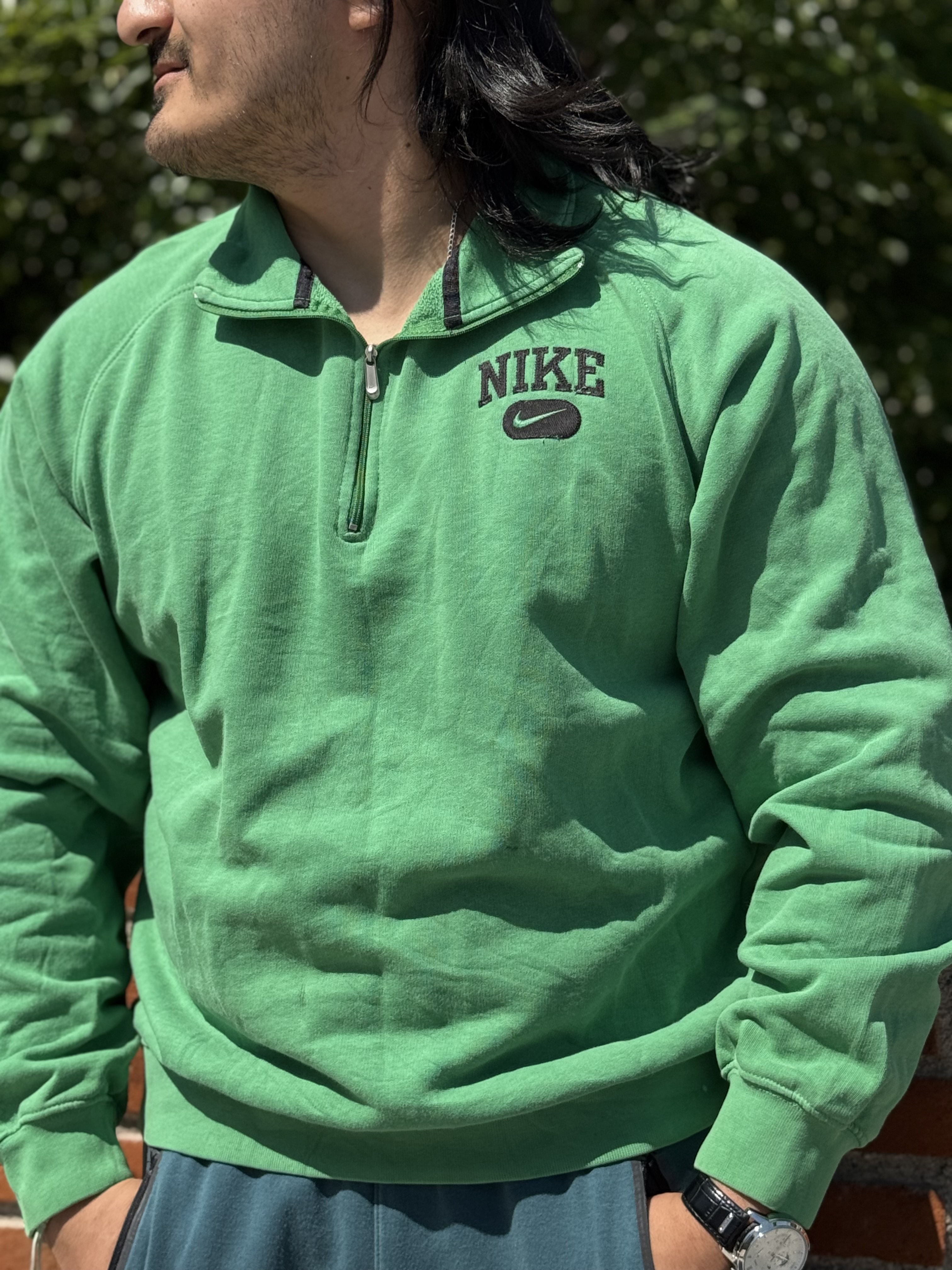 SUDADERA NIKE CON CIERRE SIZE L