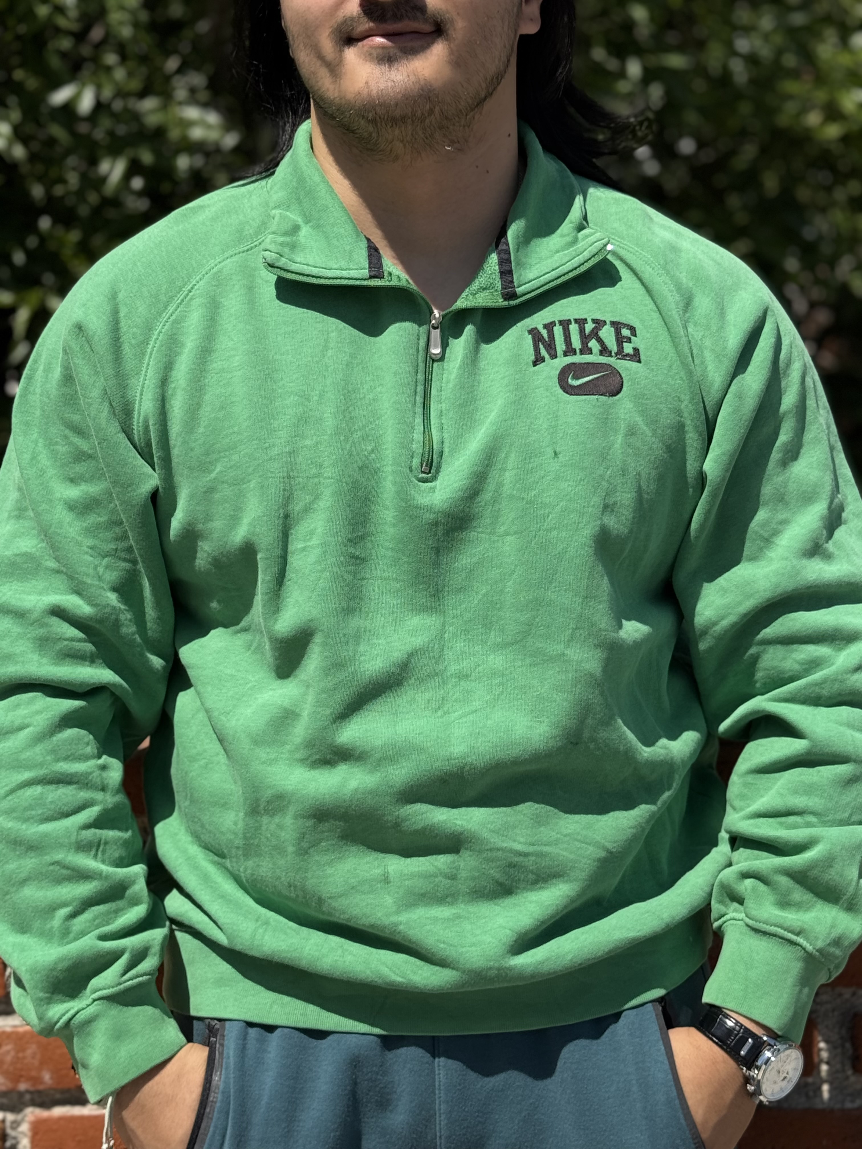SUDADERA NIKE CON CIERRE SIZE L