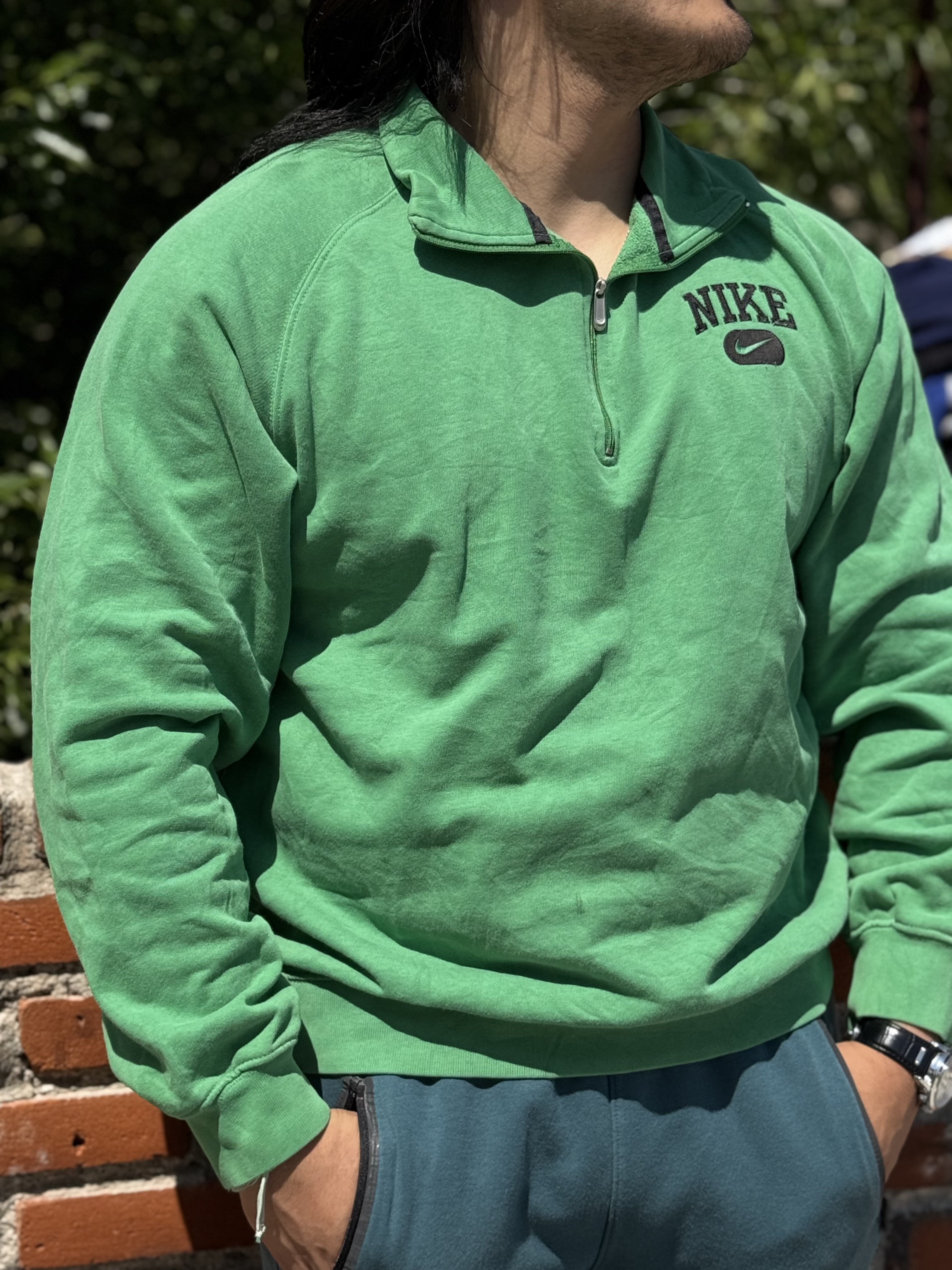 SUDADERA NIKE CON CIERRE SIZE L