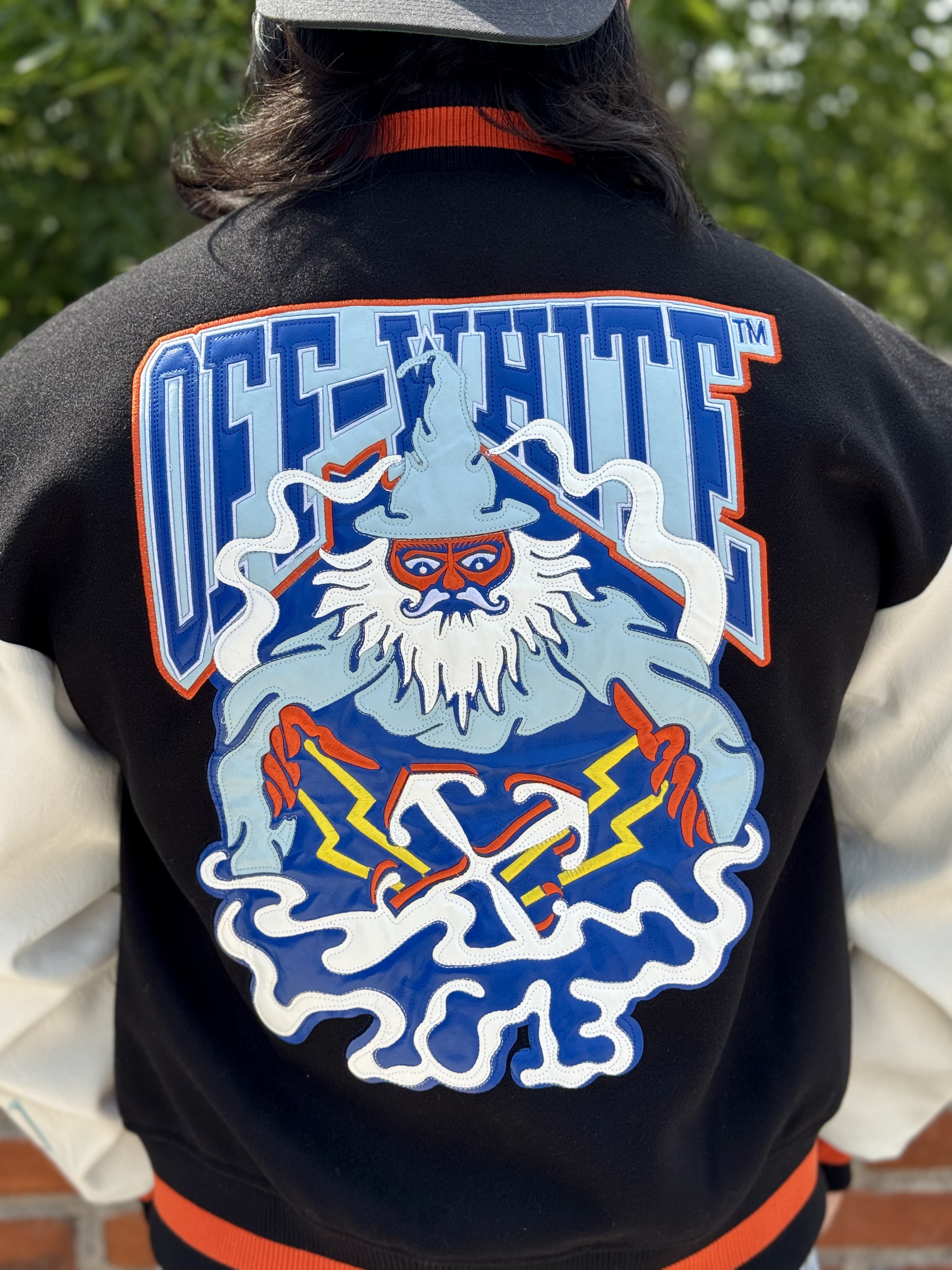 VARSITY JACKET OFF WHITE