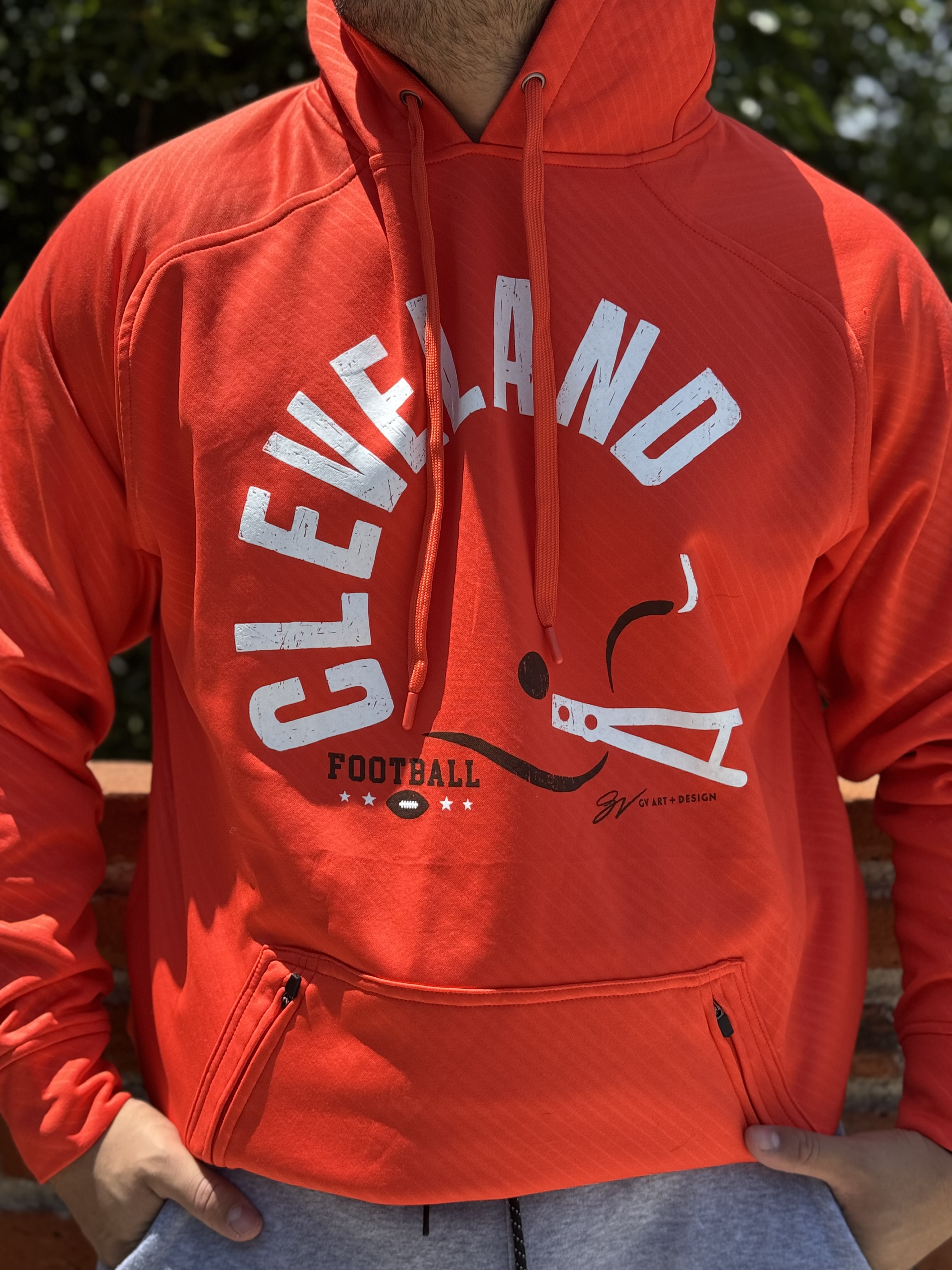 SUDADERA CELEVELAND BROWNS
