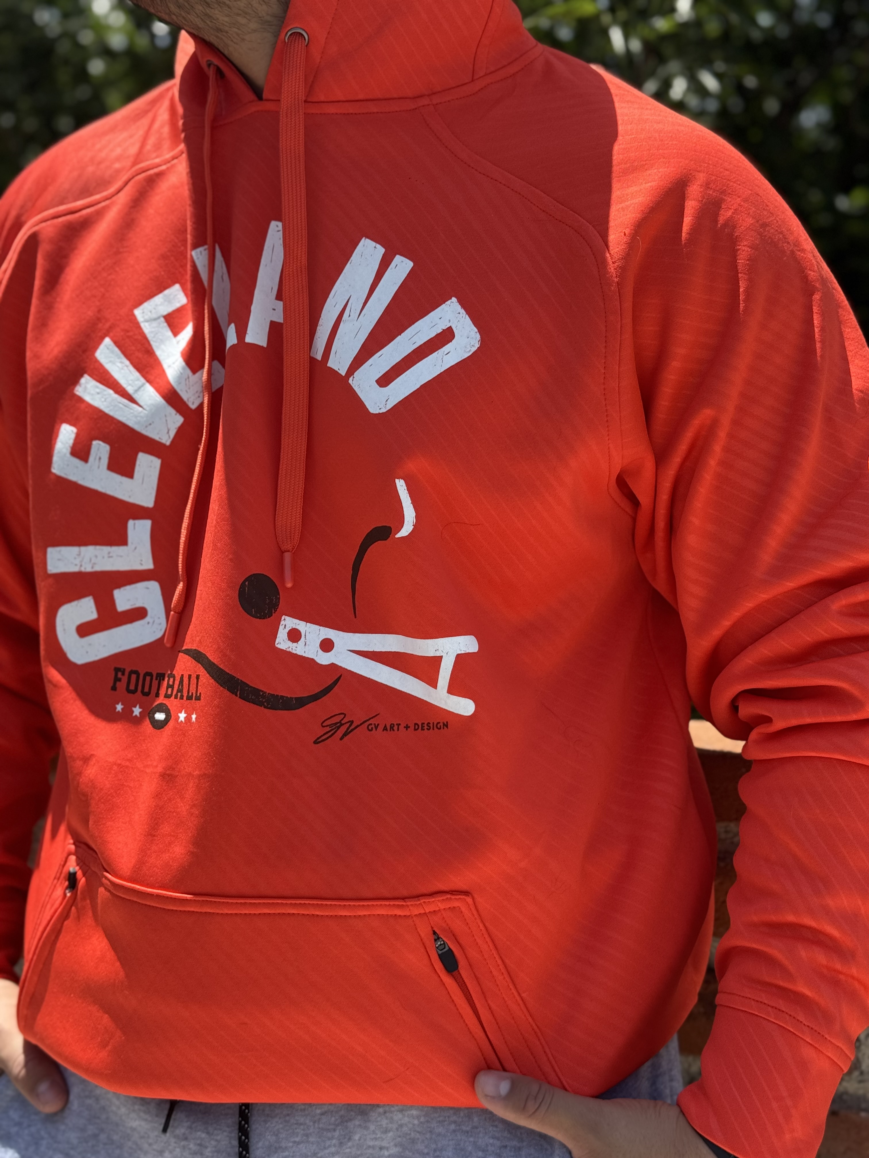 SUDADERA CELEVELAND BROWNS