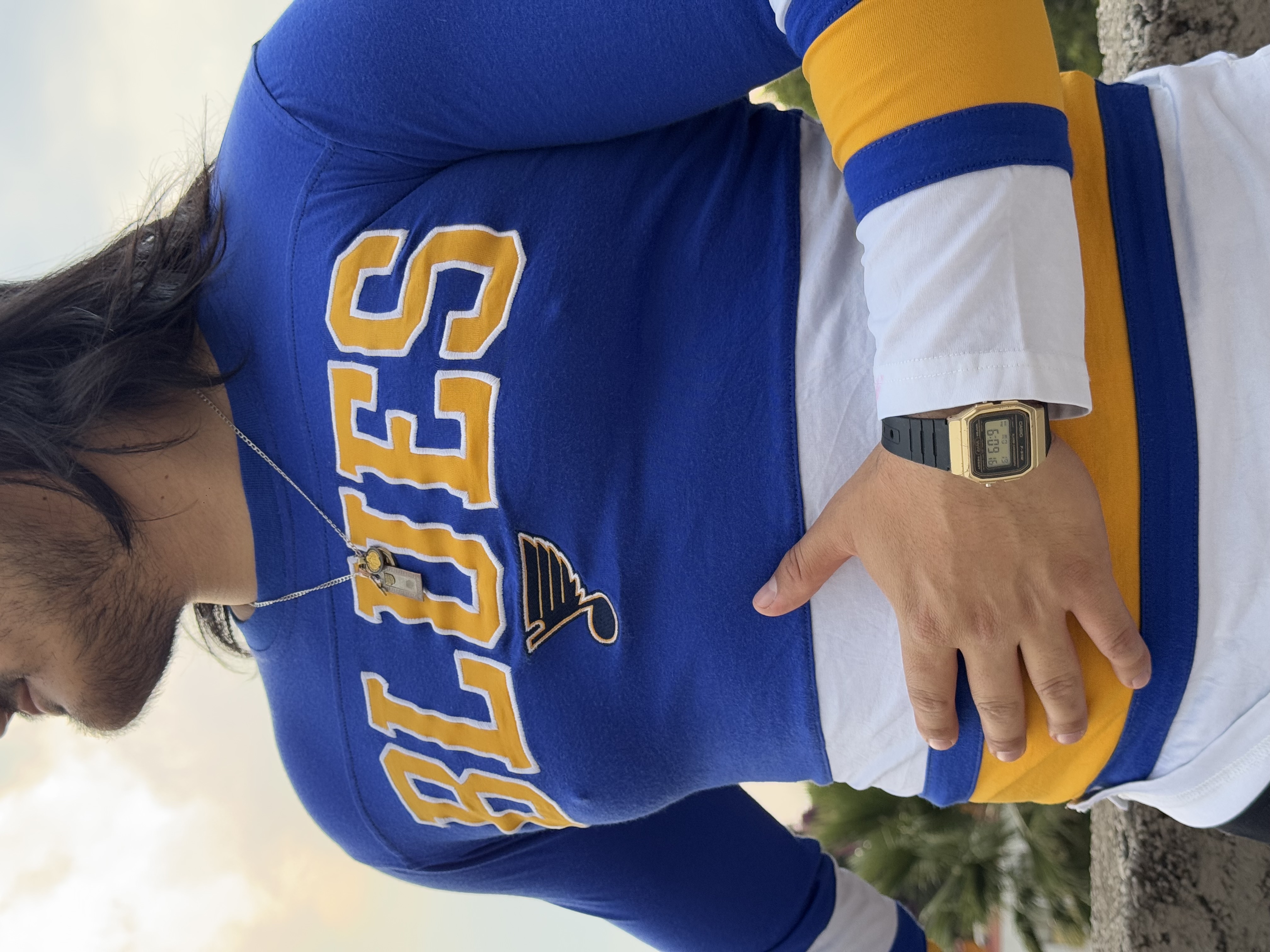 PLAYERA BLUES HOCKEY