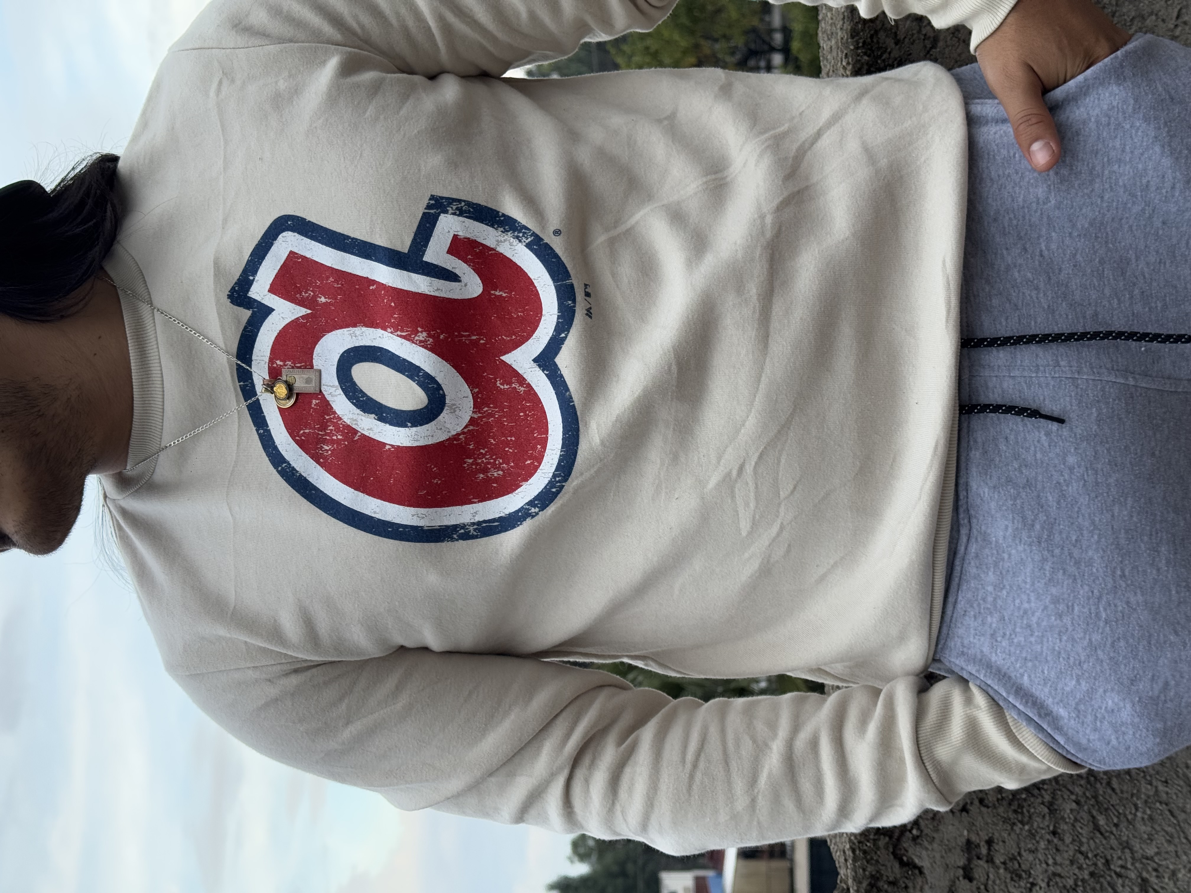 CREWNECK MAJESTIC MLB