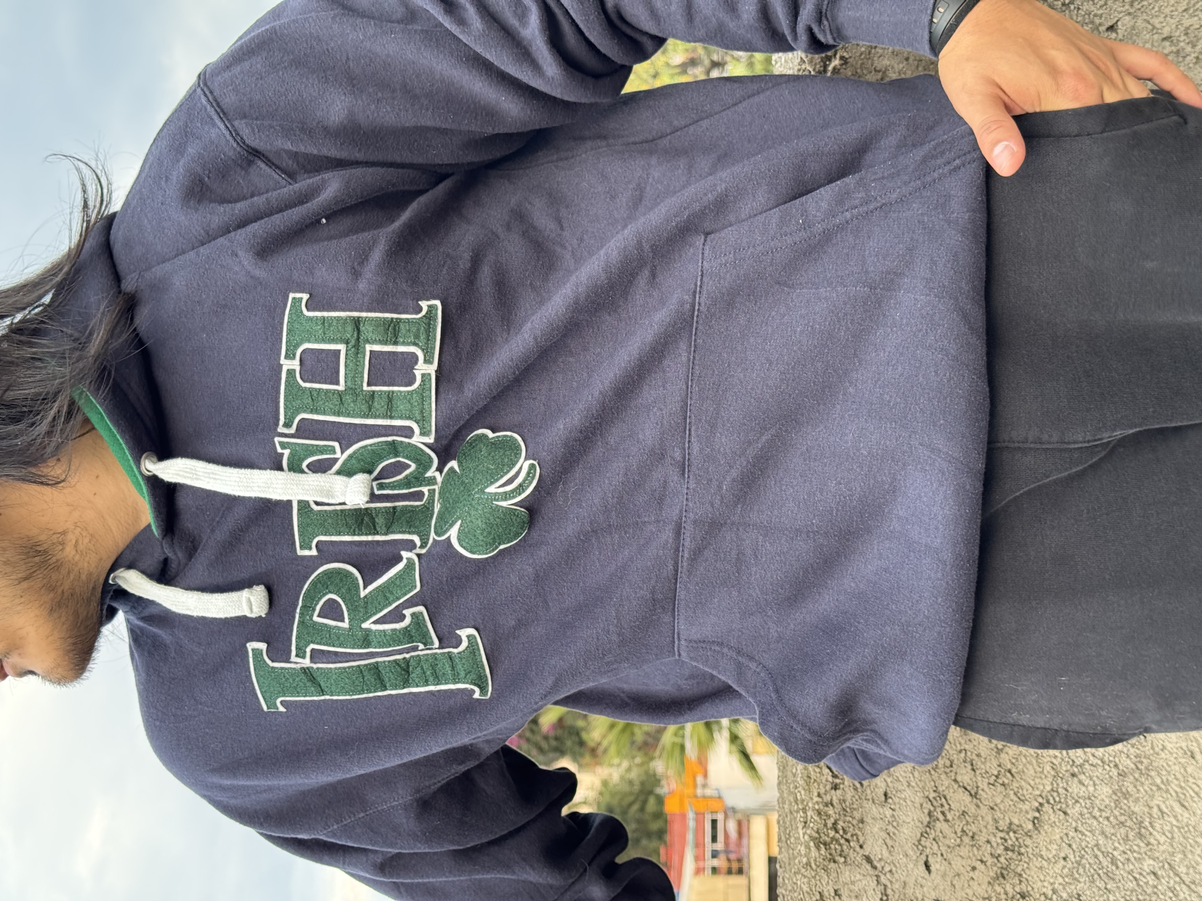 SUDADERA NOTRE DAME IRISH