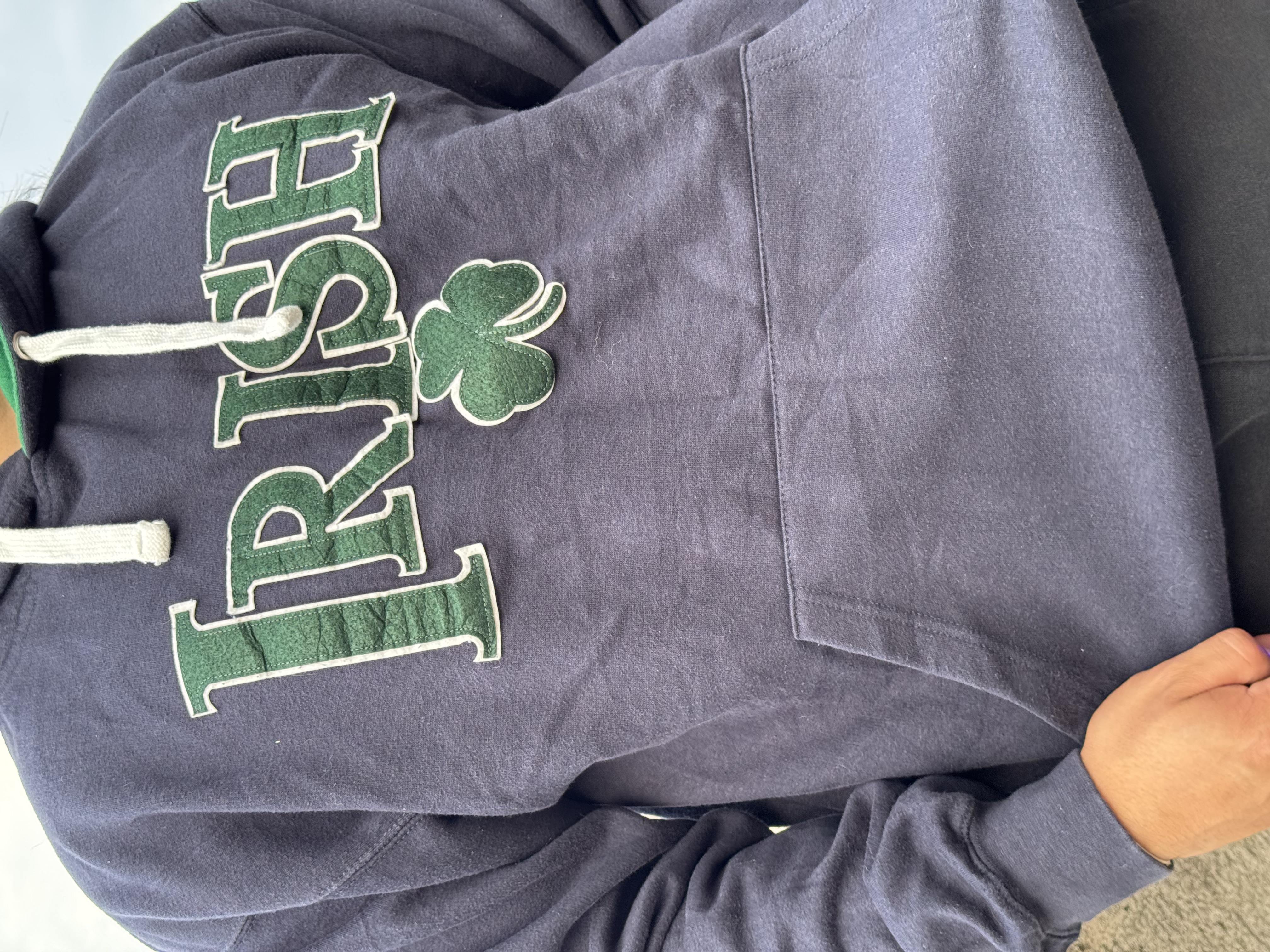 SUDADERA NOTRE DAME IRISH