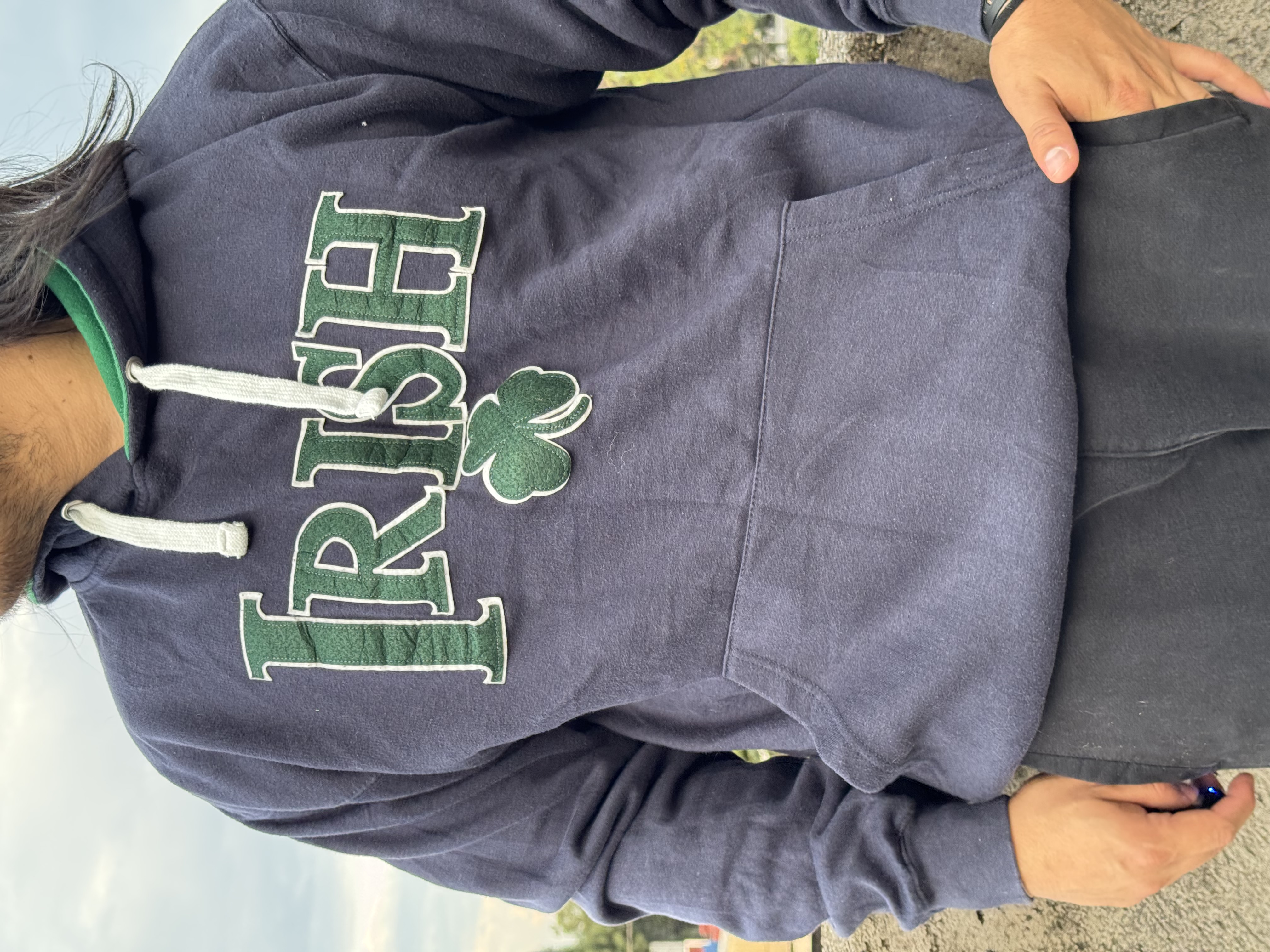 SUDADERA NOTRE DAME IRISH