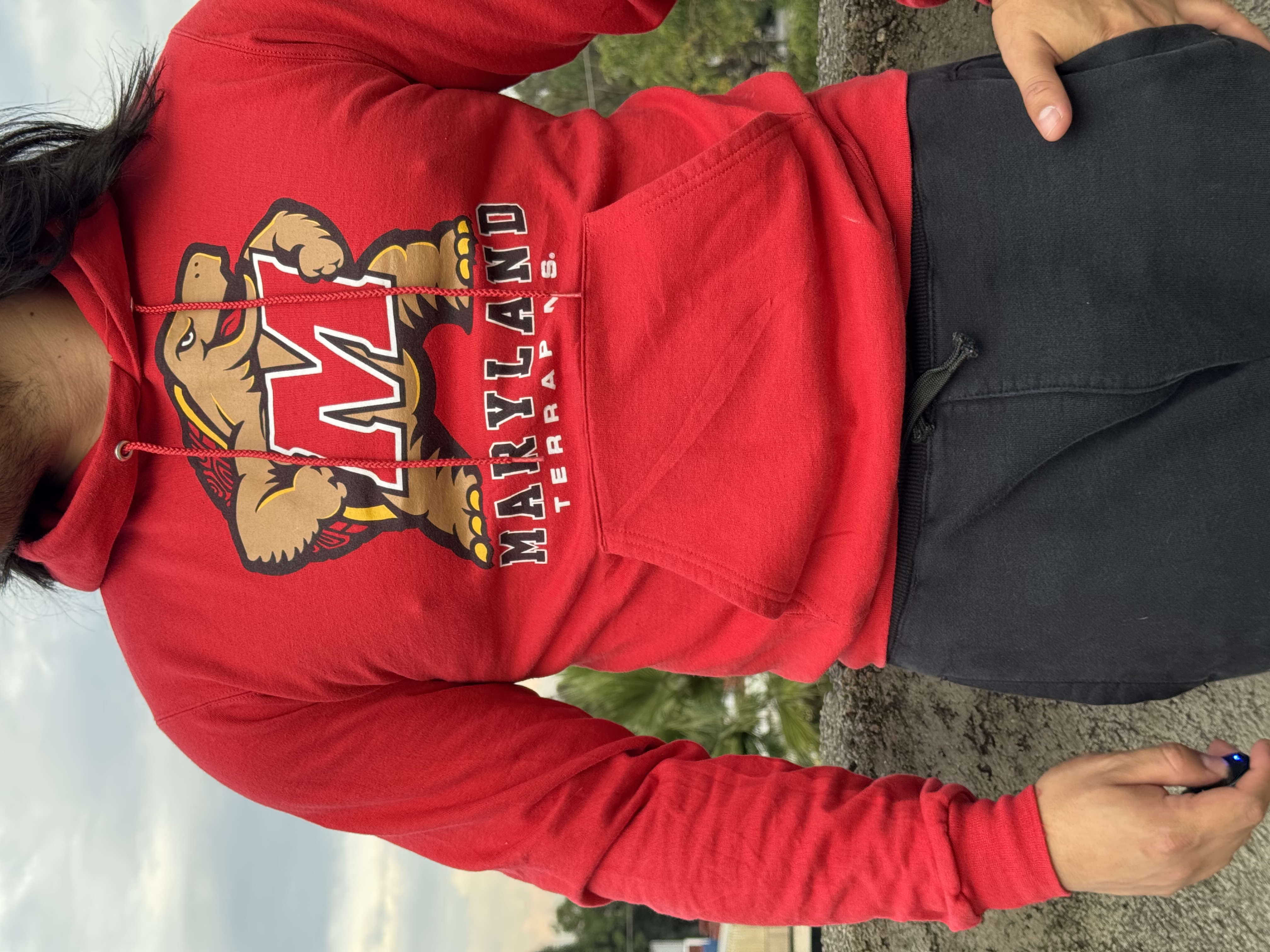 SUDADERA MARYLAND TERPS