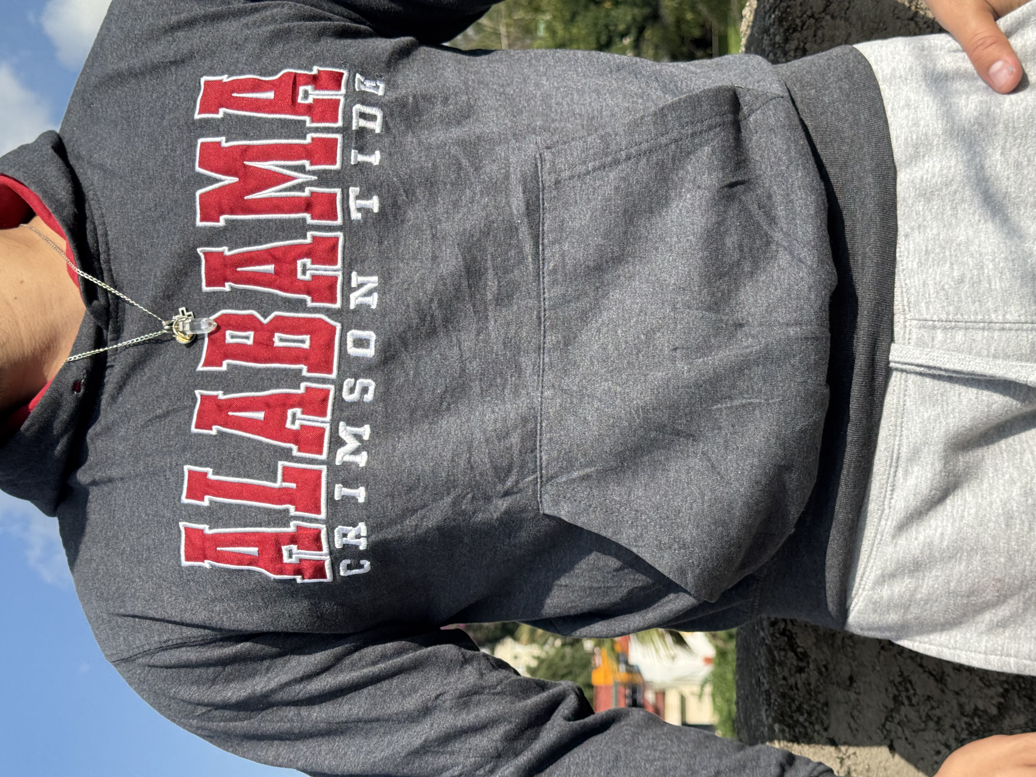 SUDADERA ALABAMA CRIMSON