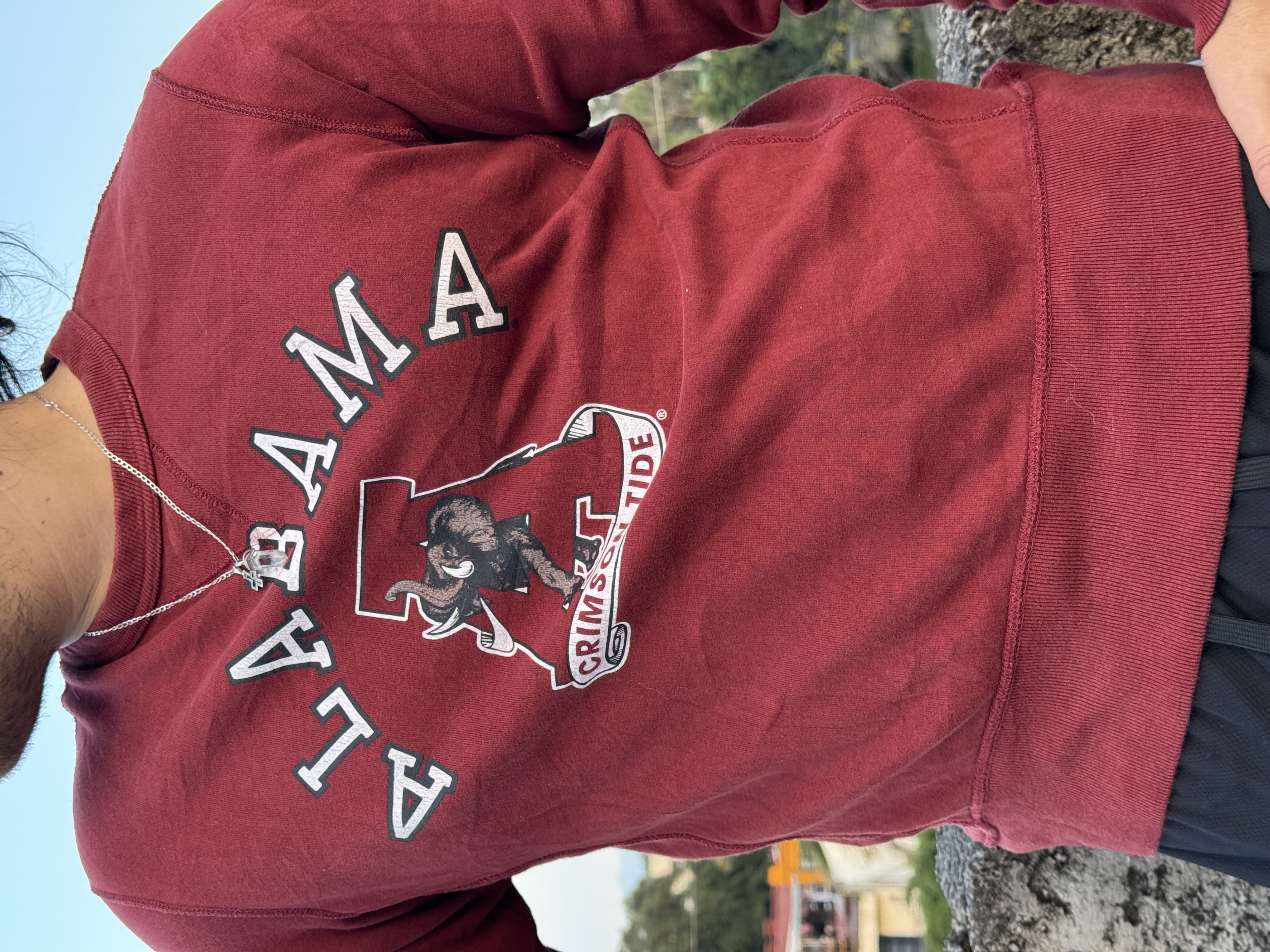 CREWNECK ALABAMA CRIMSON