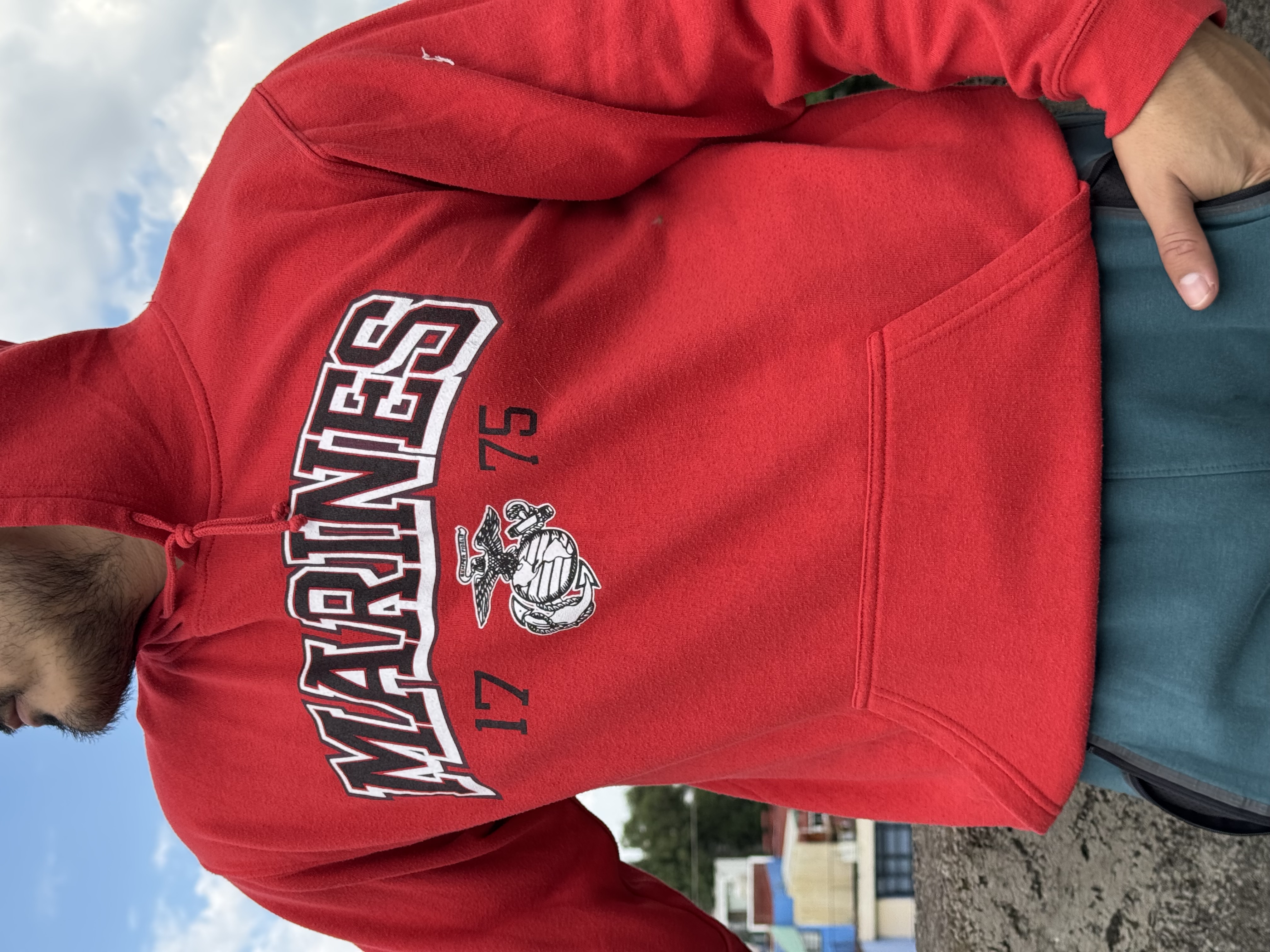SUDADERA MARINES