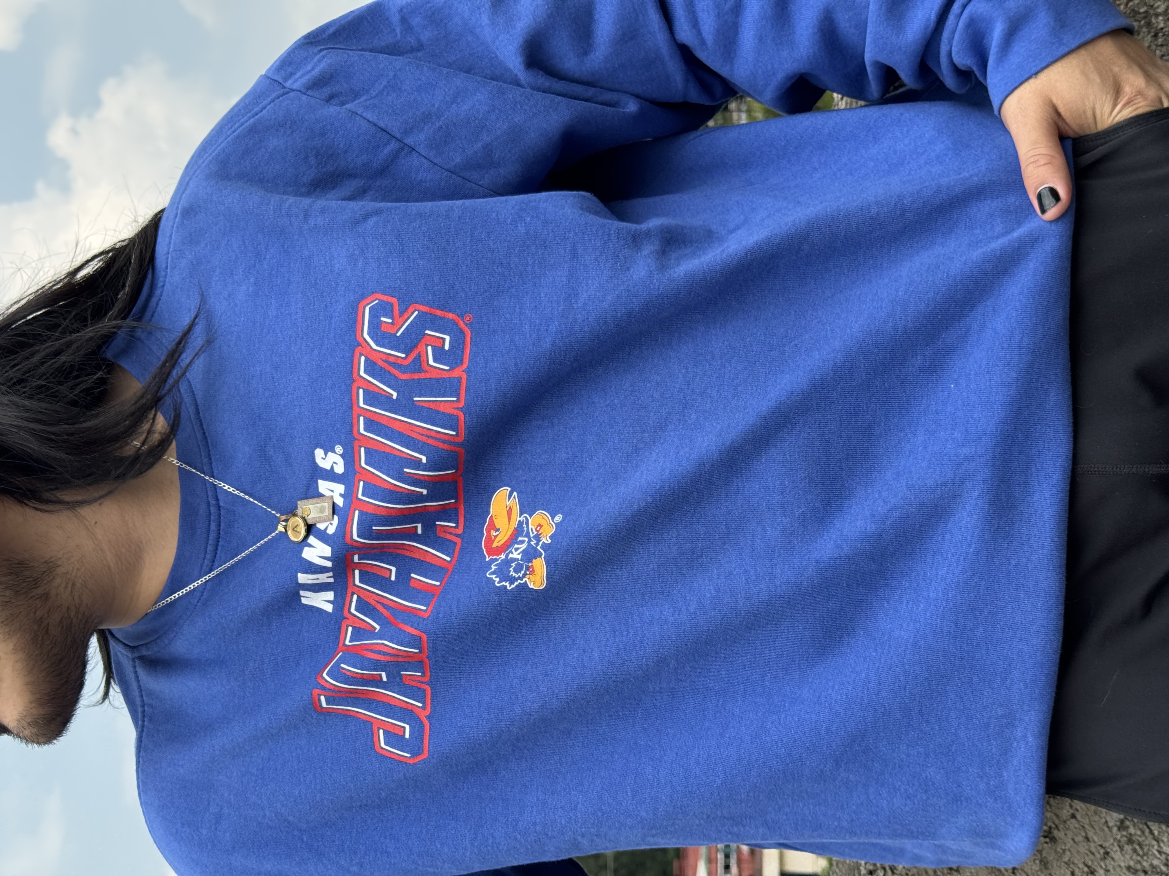 CREWNECK KANSAS JAYHAWKS