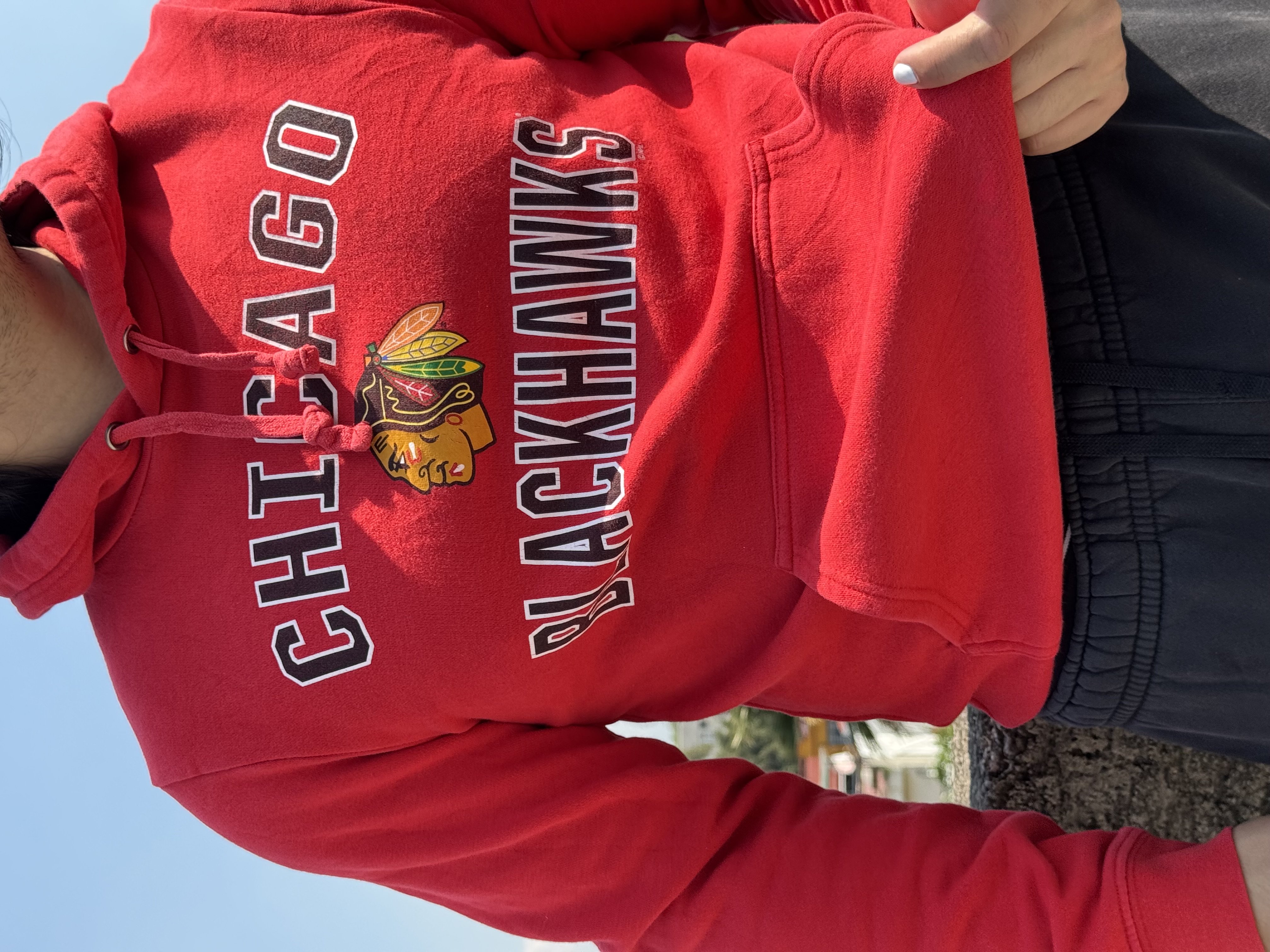 SUDADERA CHICAGO BLACK HAWKS