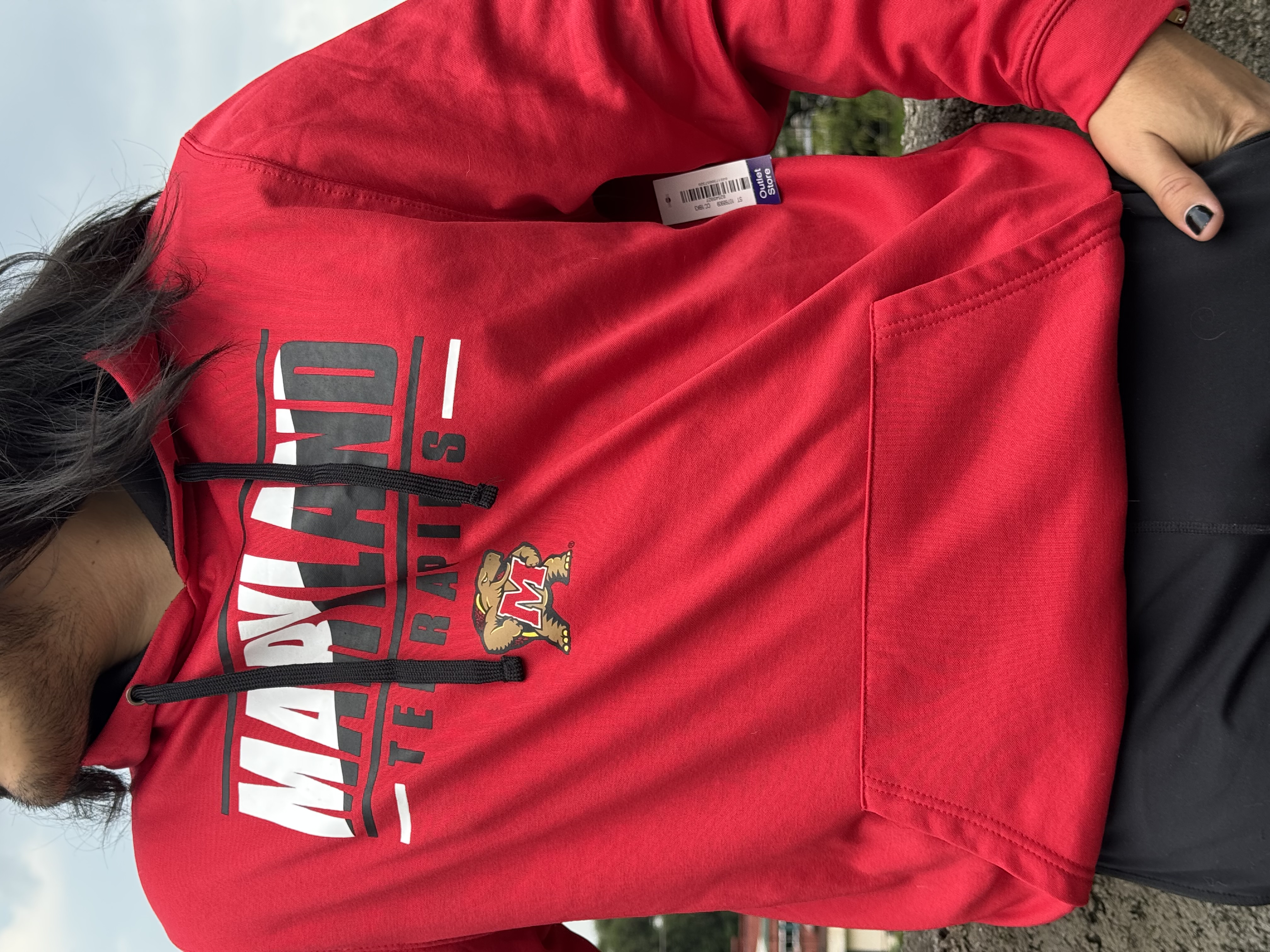 SUDADERA MARYLAND TERPS