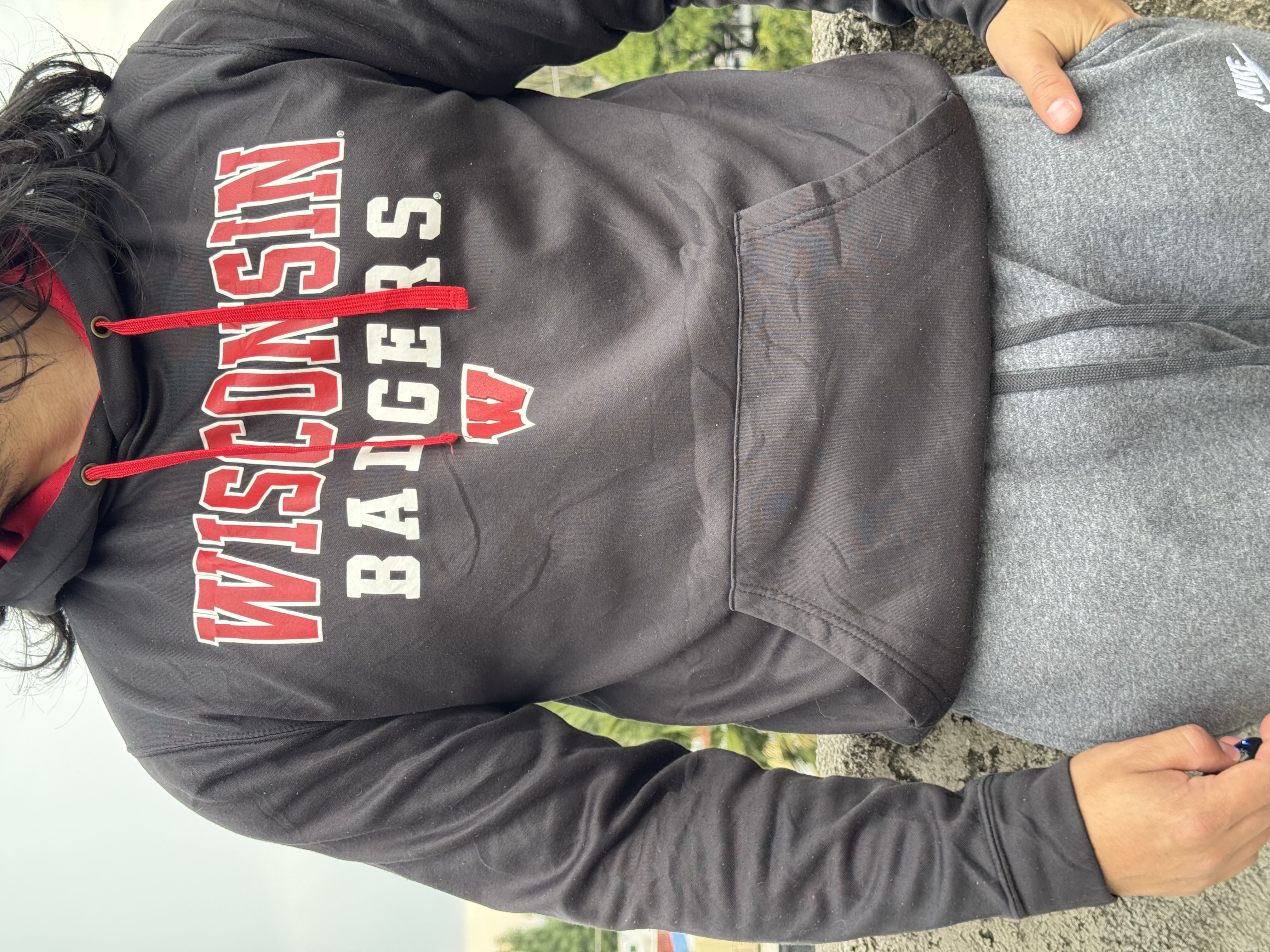 SUDADERA WISCONSIN BADGERS