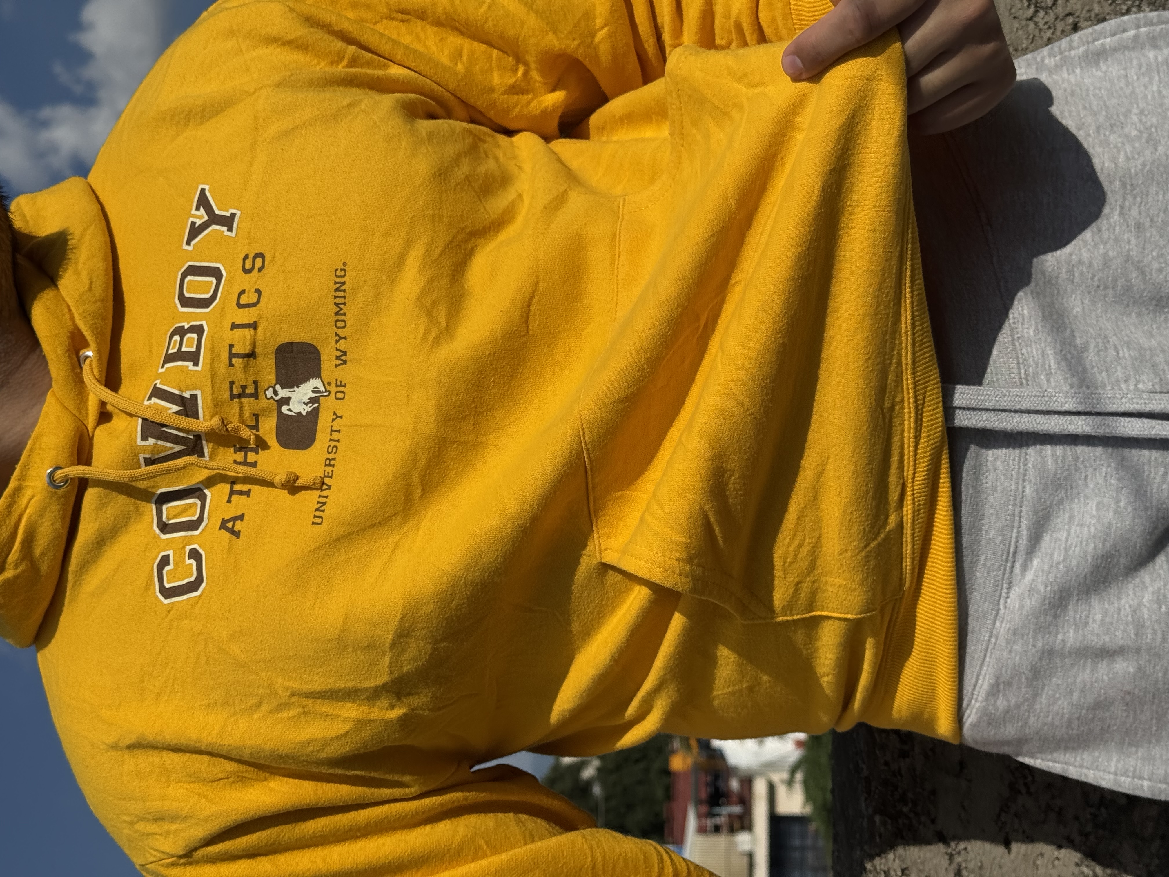 SUDADERA WYOMING COWBOYS