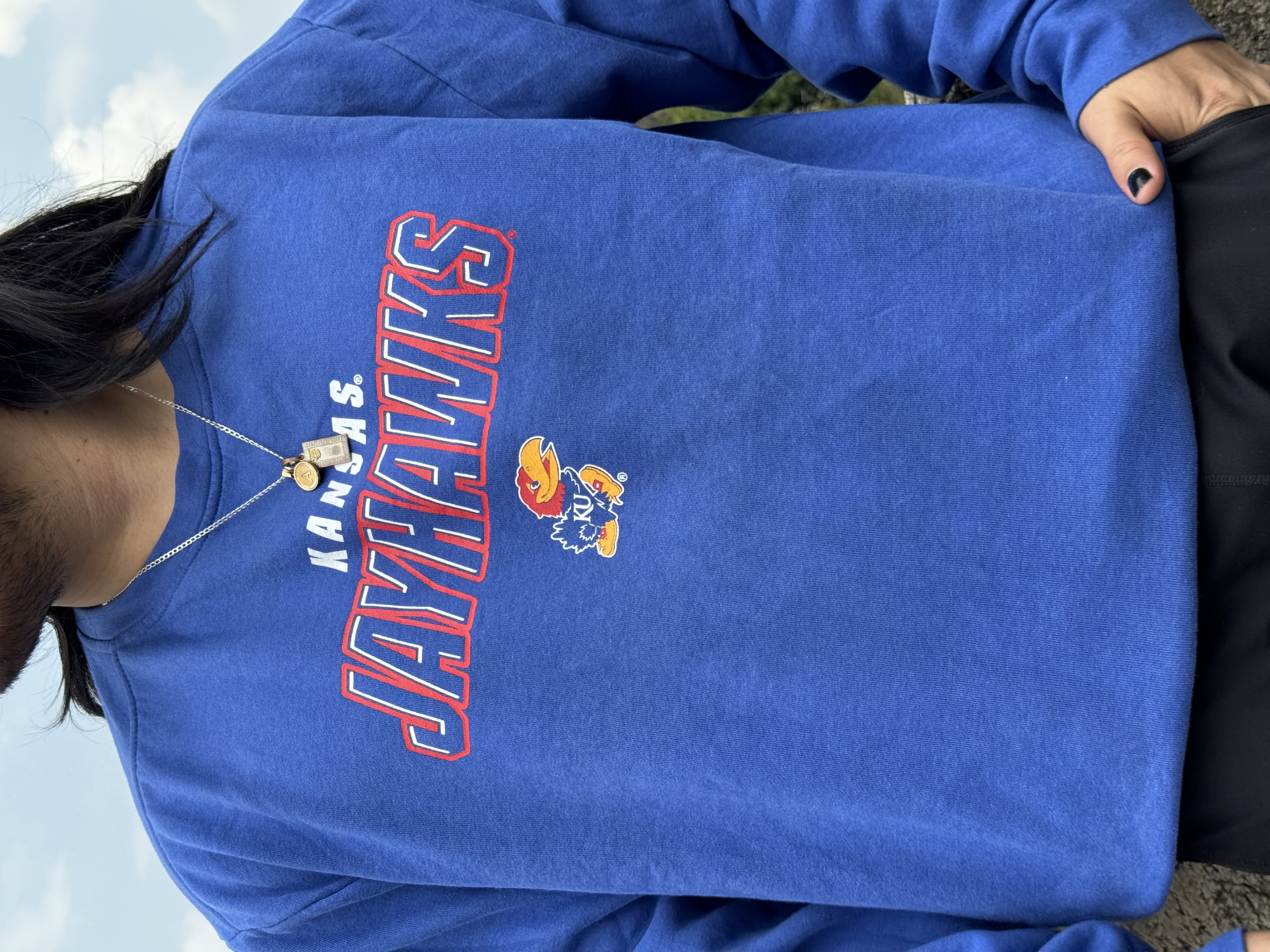 CREWNECK KANSAS JAYHAWKS