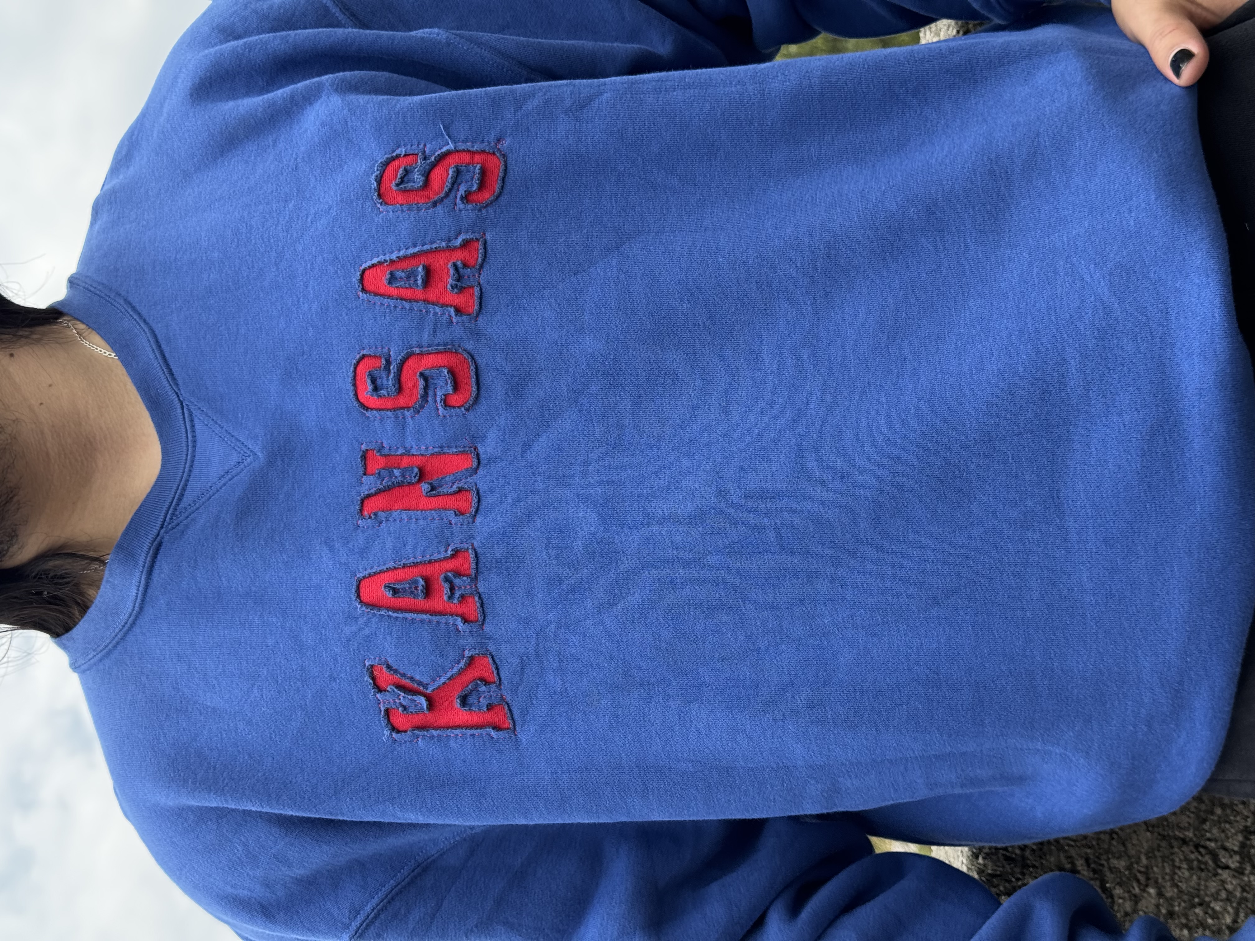 CREWNECK KANSAS JAYHAWKS