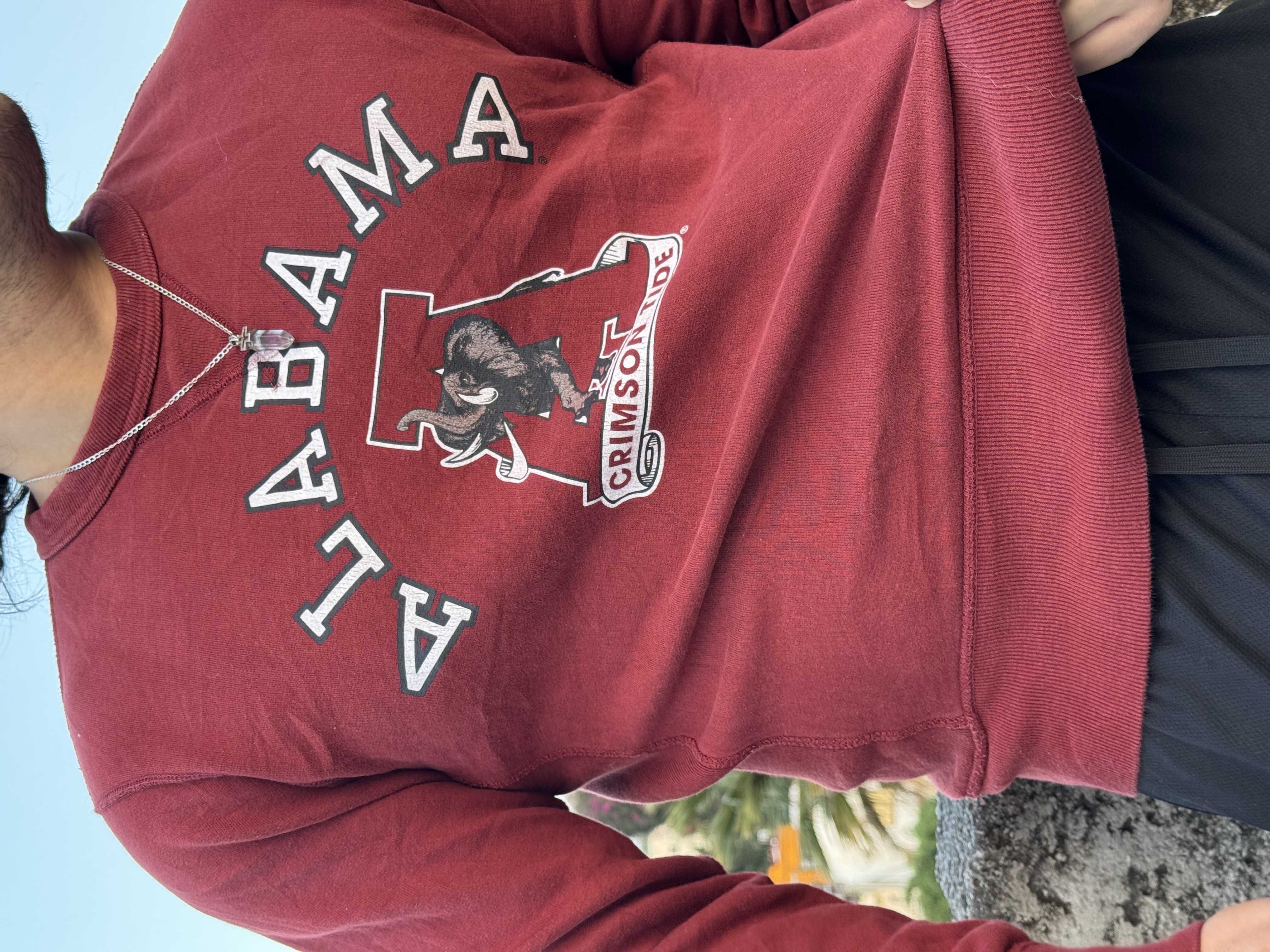 CREWNECK ALABAMA CRIMSON