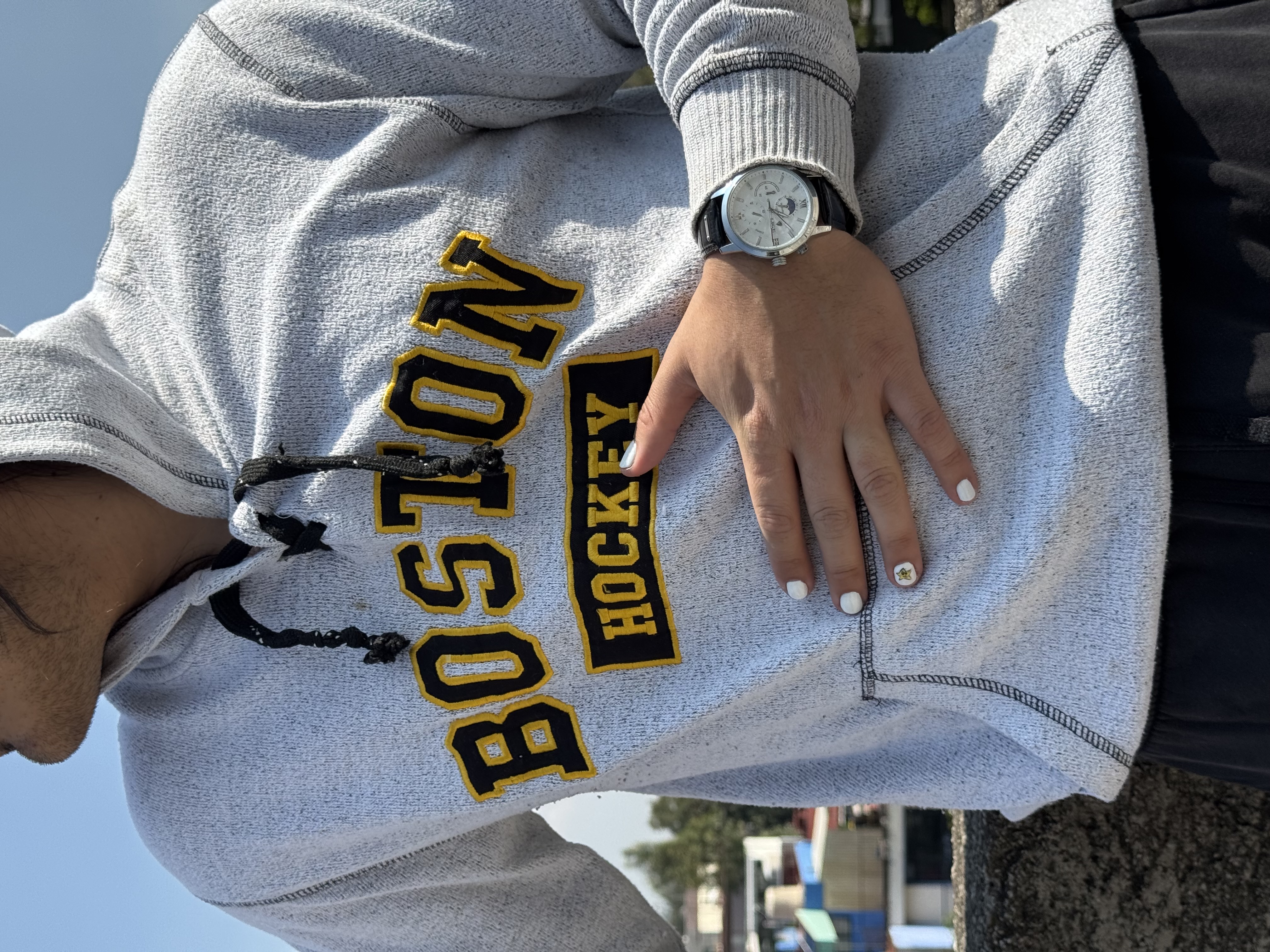 SUDADERA BOSTON HOCKEY