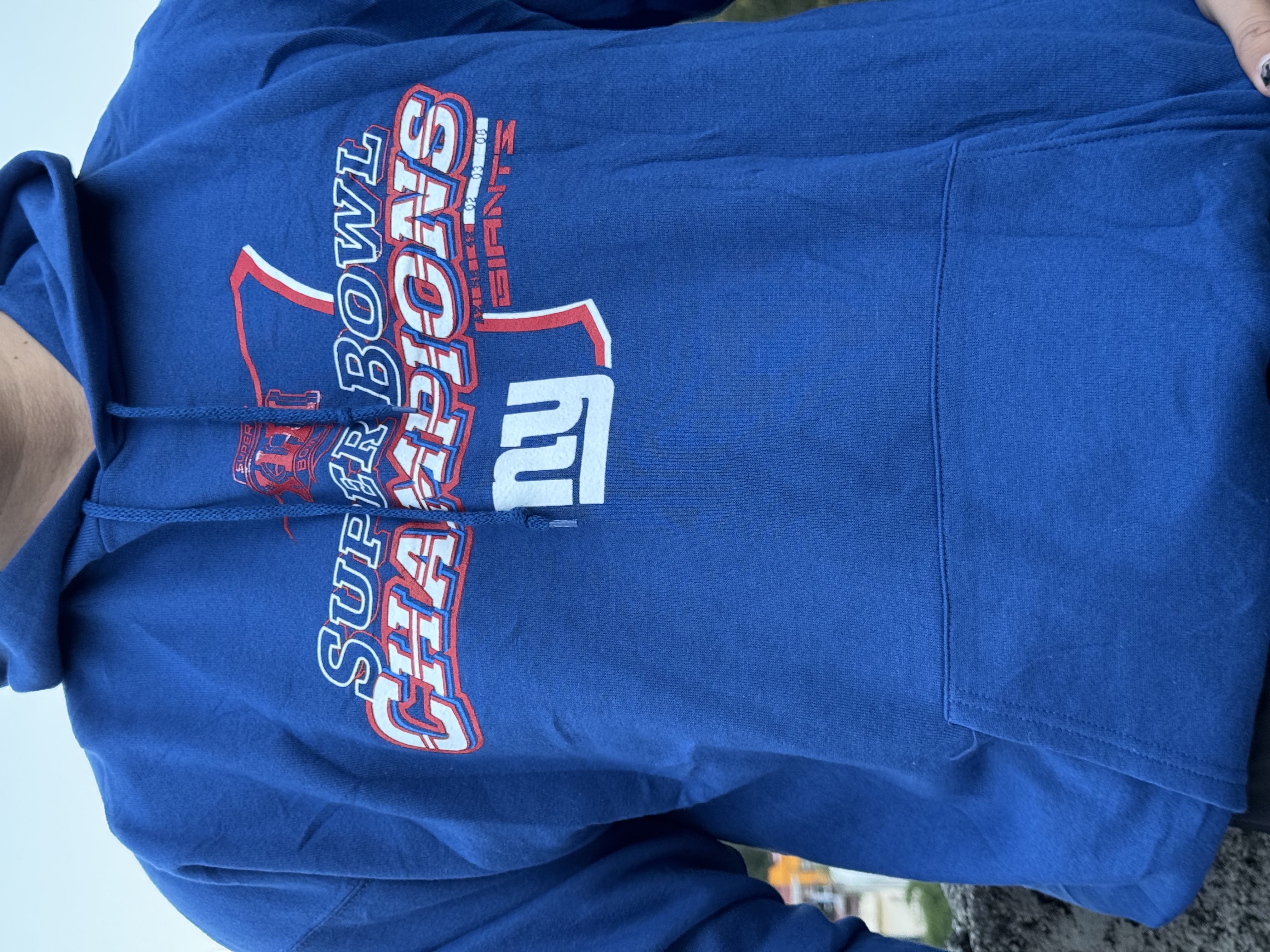SUDADERA NY GIANTS