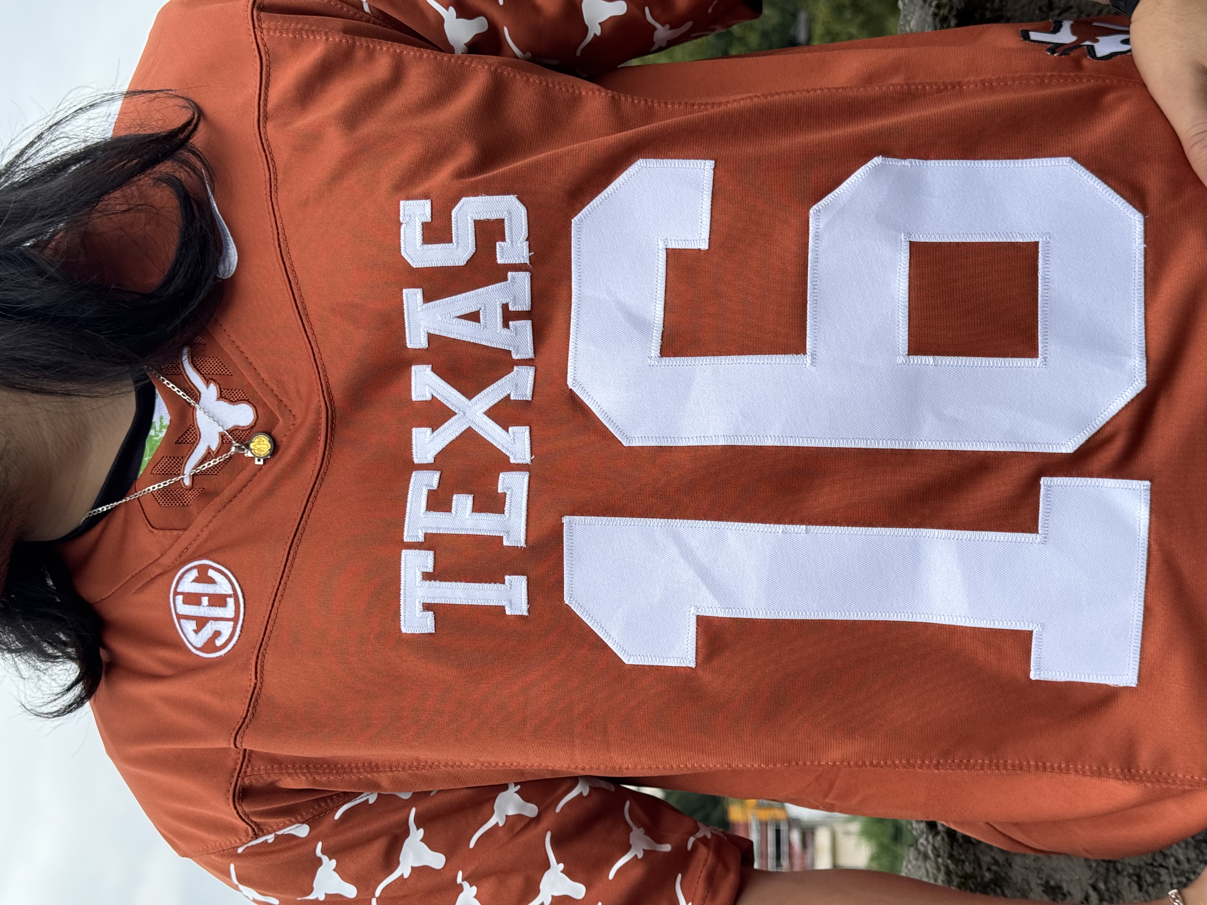 JERSEY TEXAS LONGHORNS MANNING