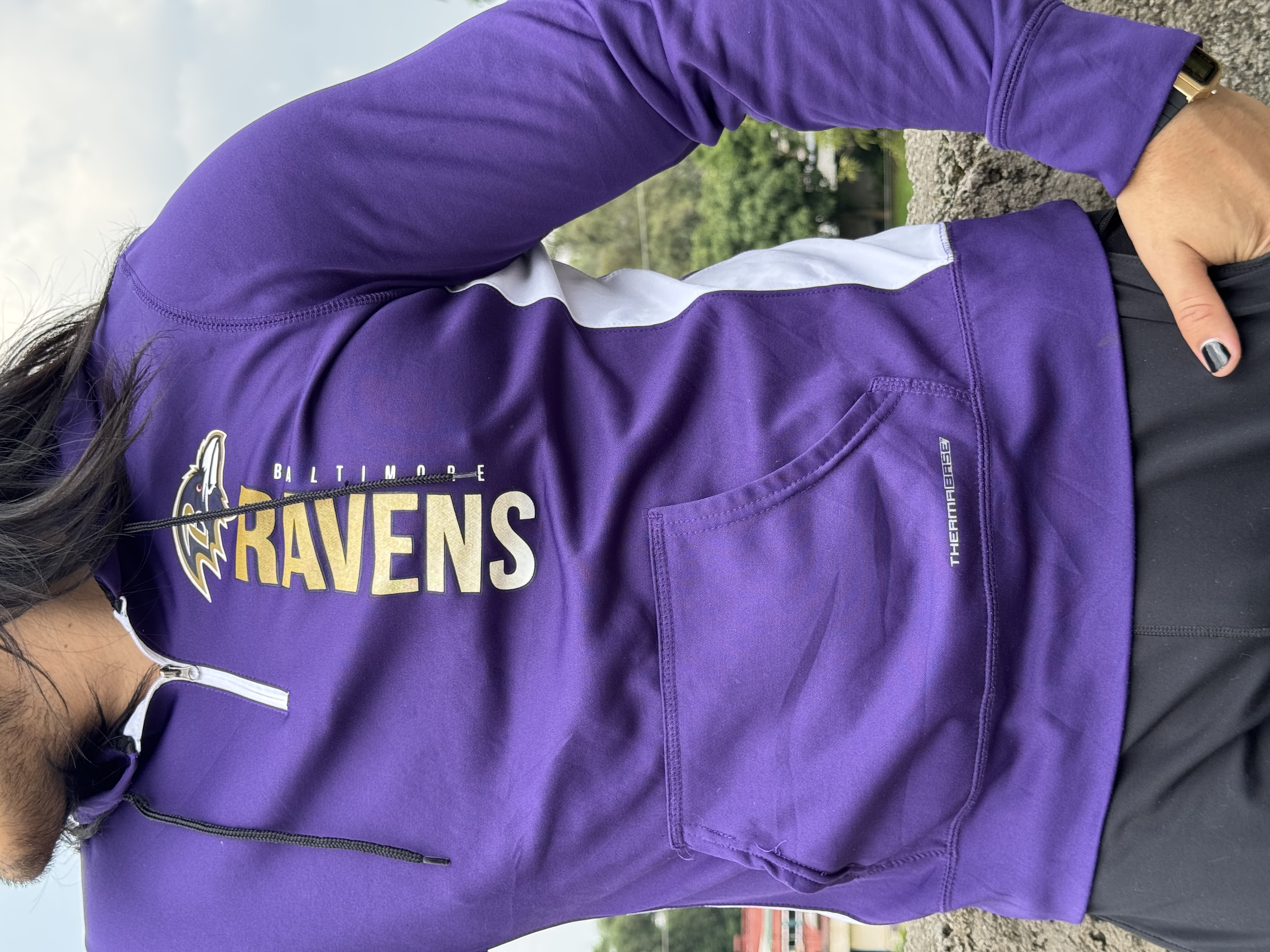 SUDADERA RAVENS 