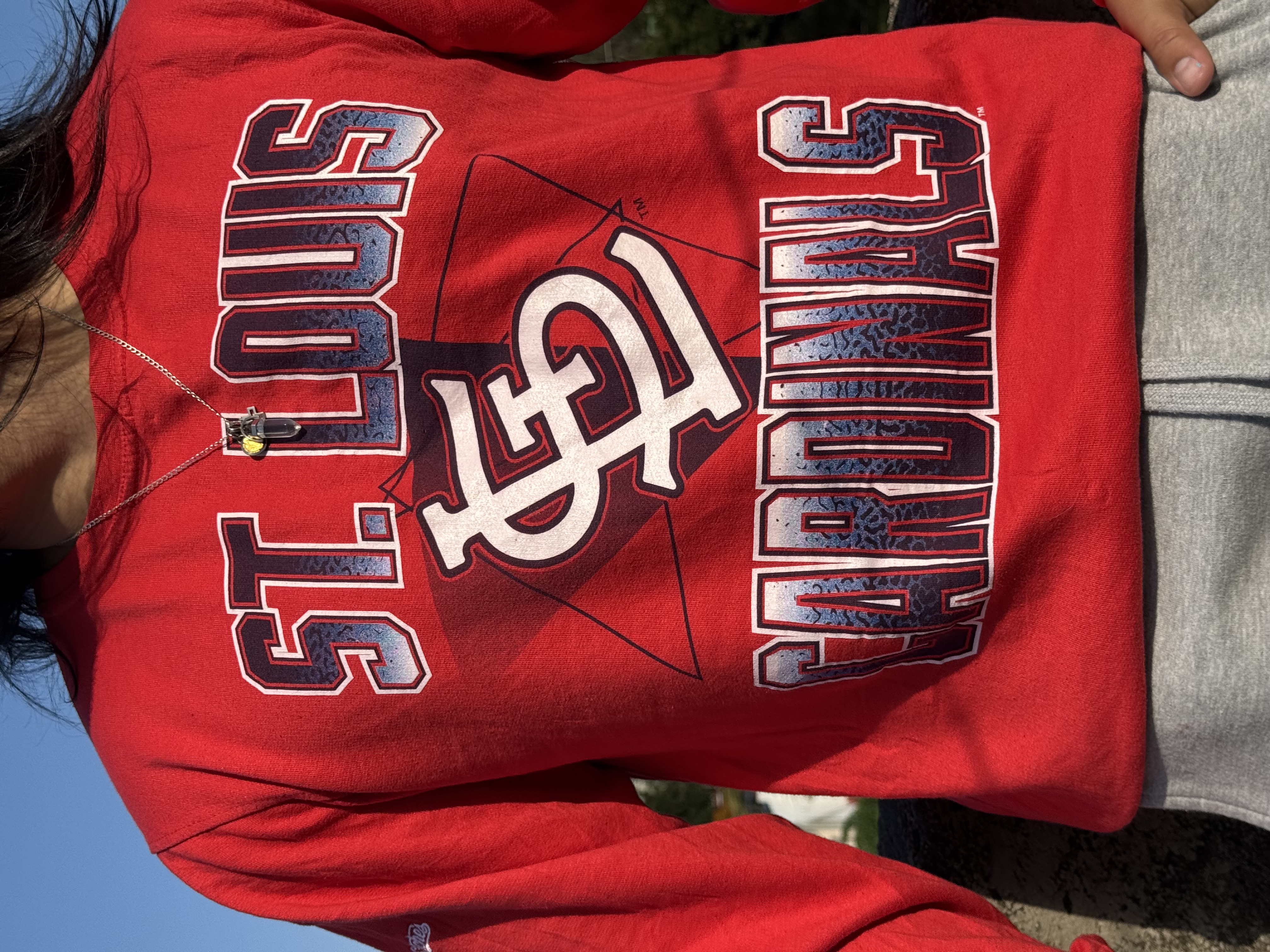 CREWNECK ST LOUIS CARDINALS