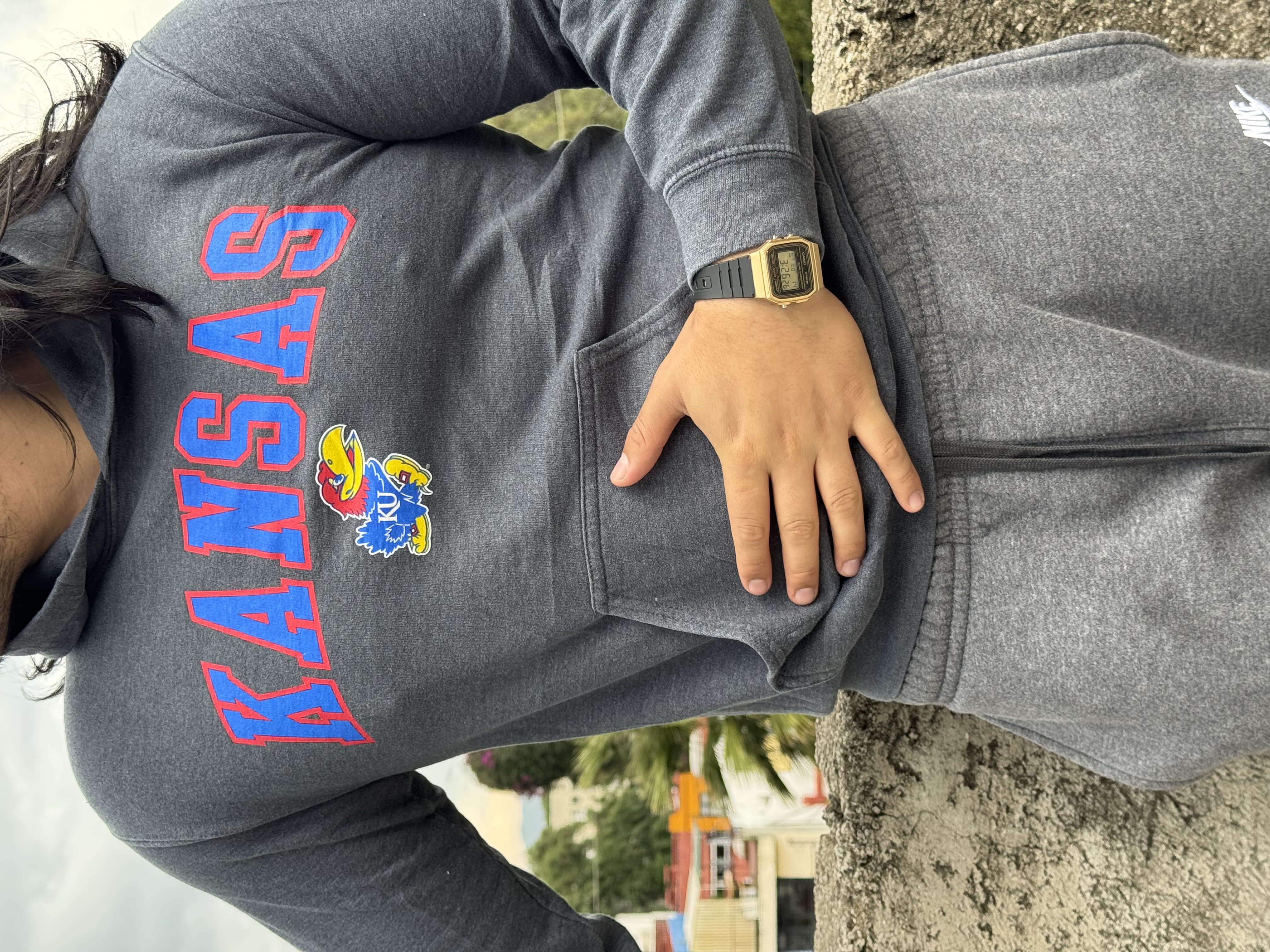 SUDADERA KANSAS JAYHAWKS