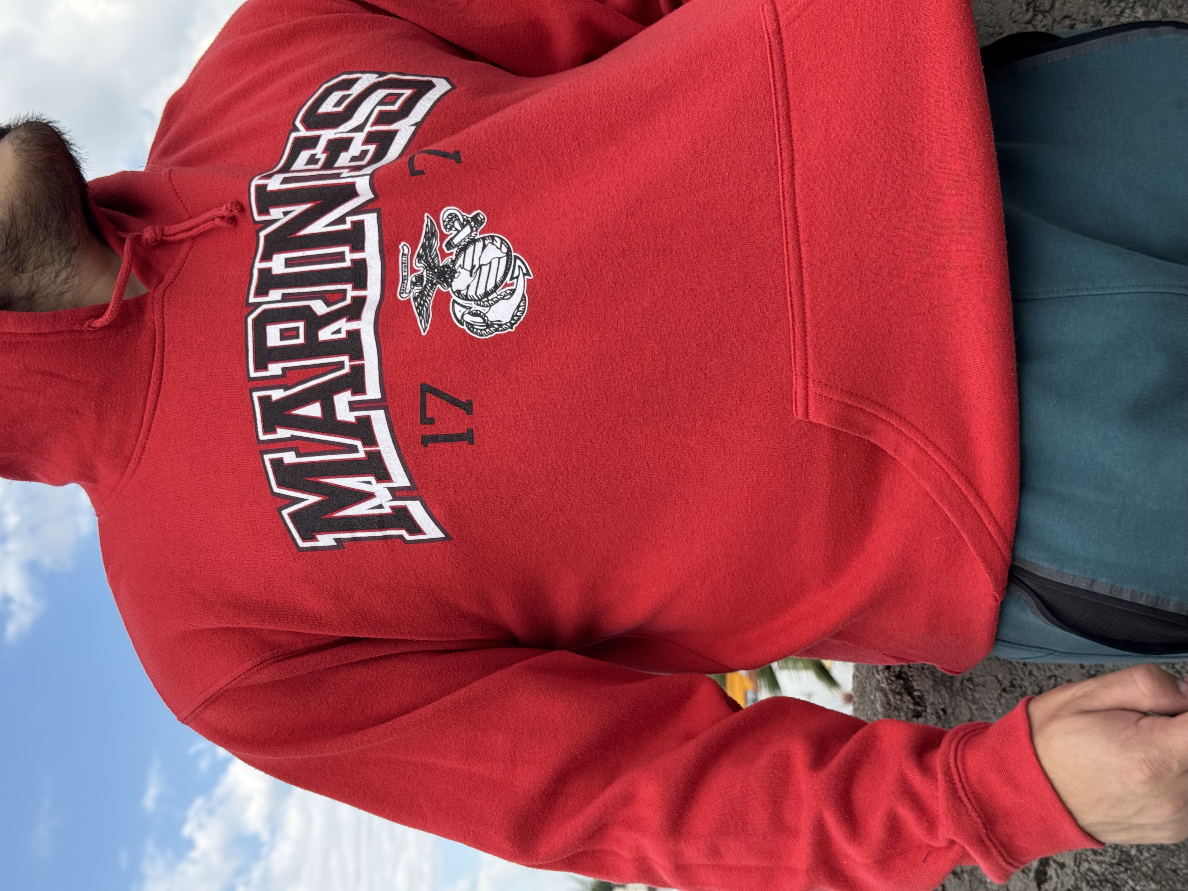 SUDADERA MARINES