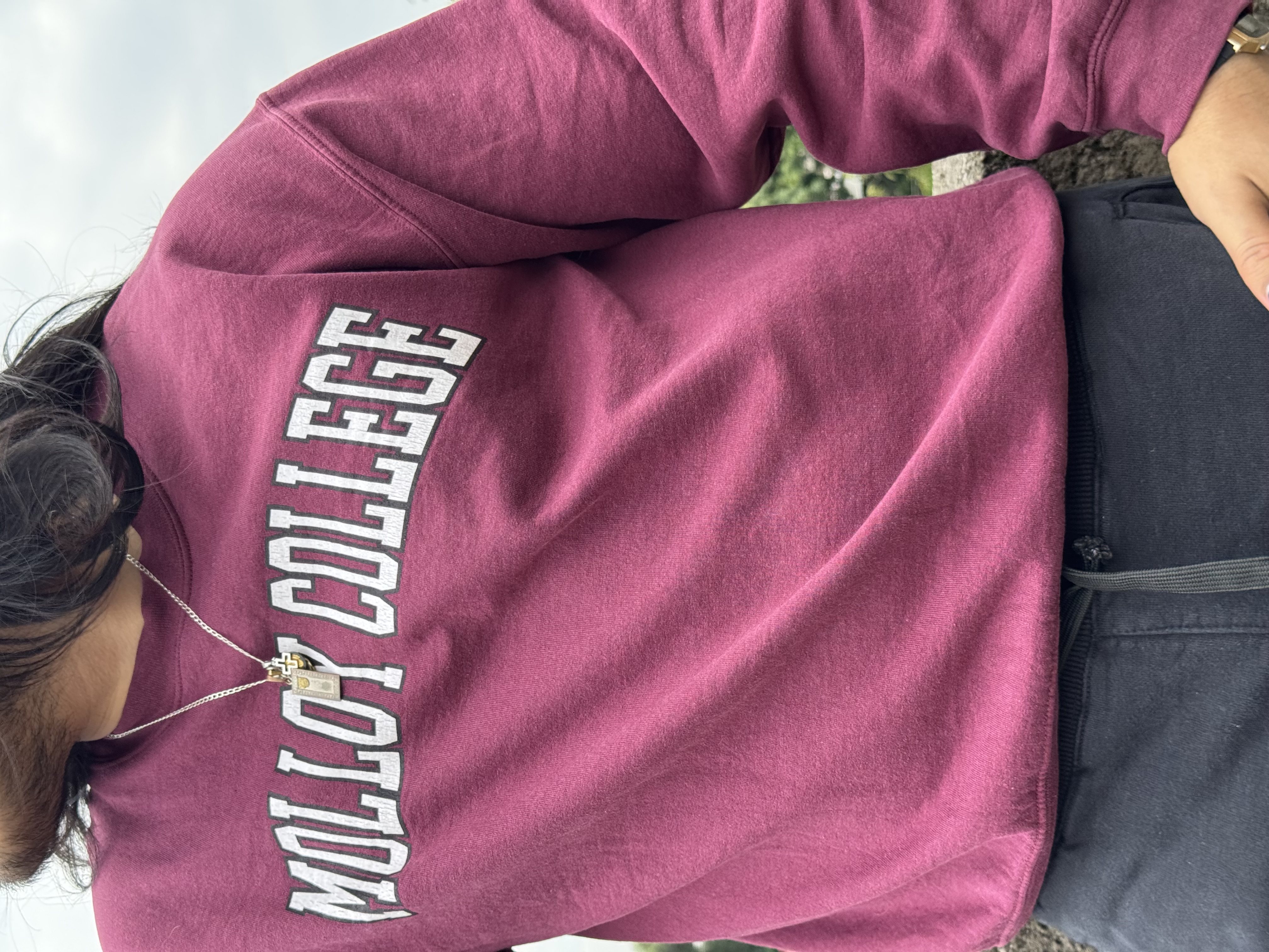 CREWNECK MOLLOY COLLEGE