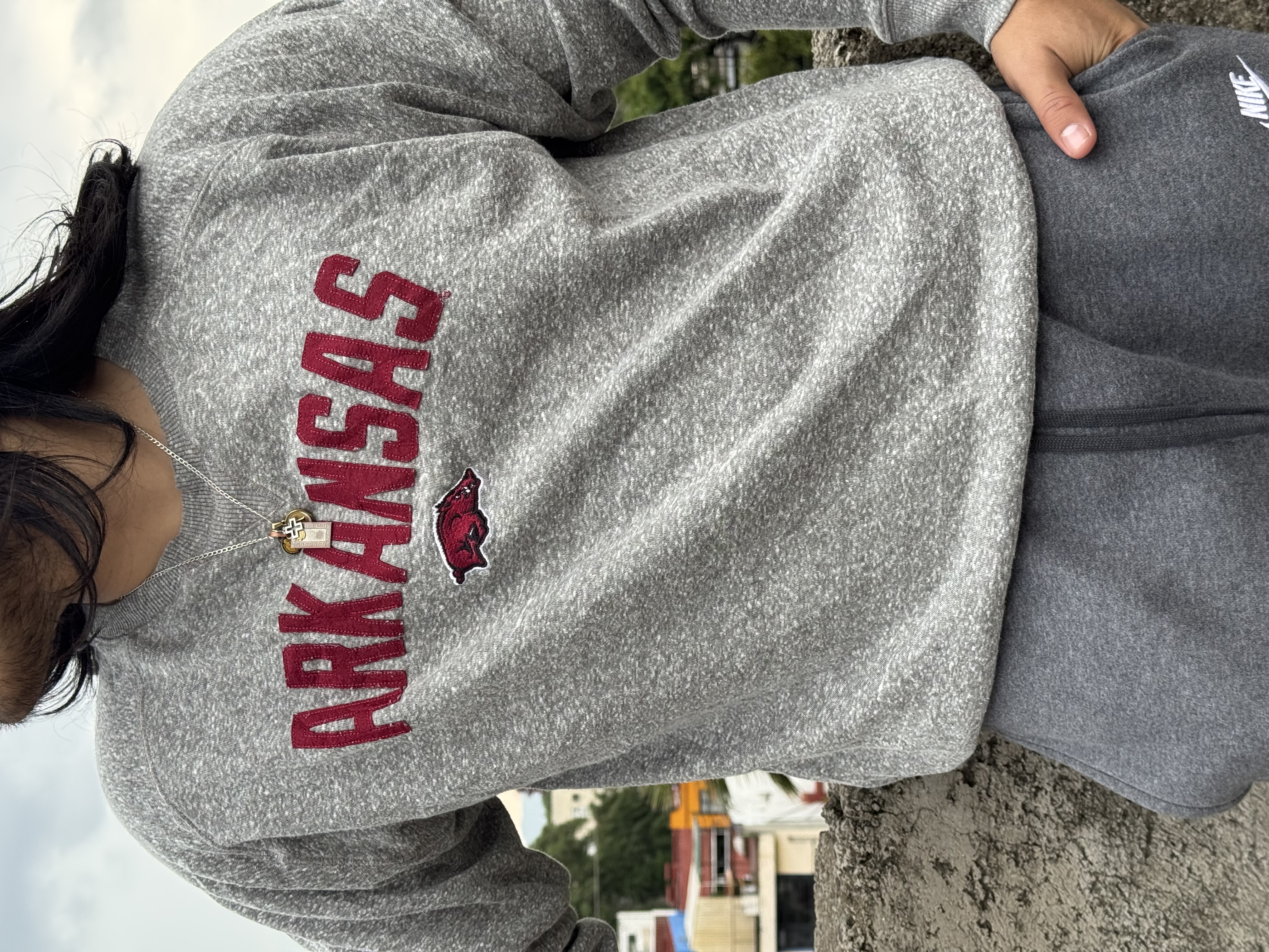 CREWNECK ARKANSAS RAZORBACKS