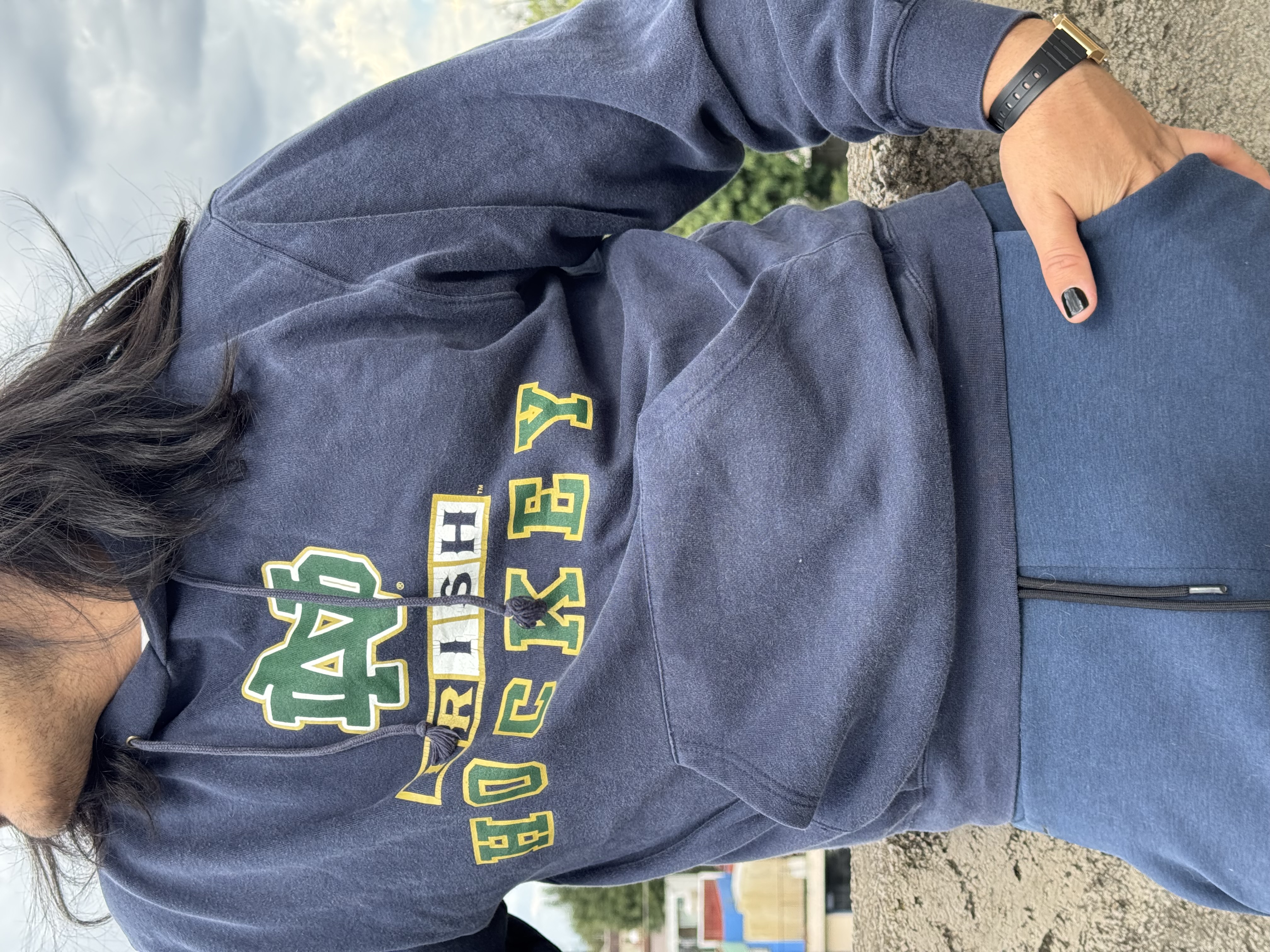 SUDADERA NOTRE DAME HOCKEY