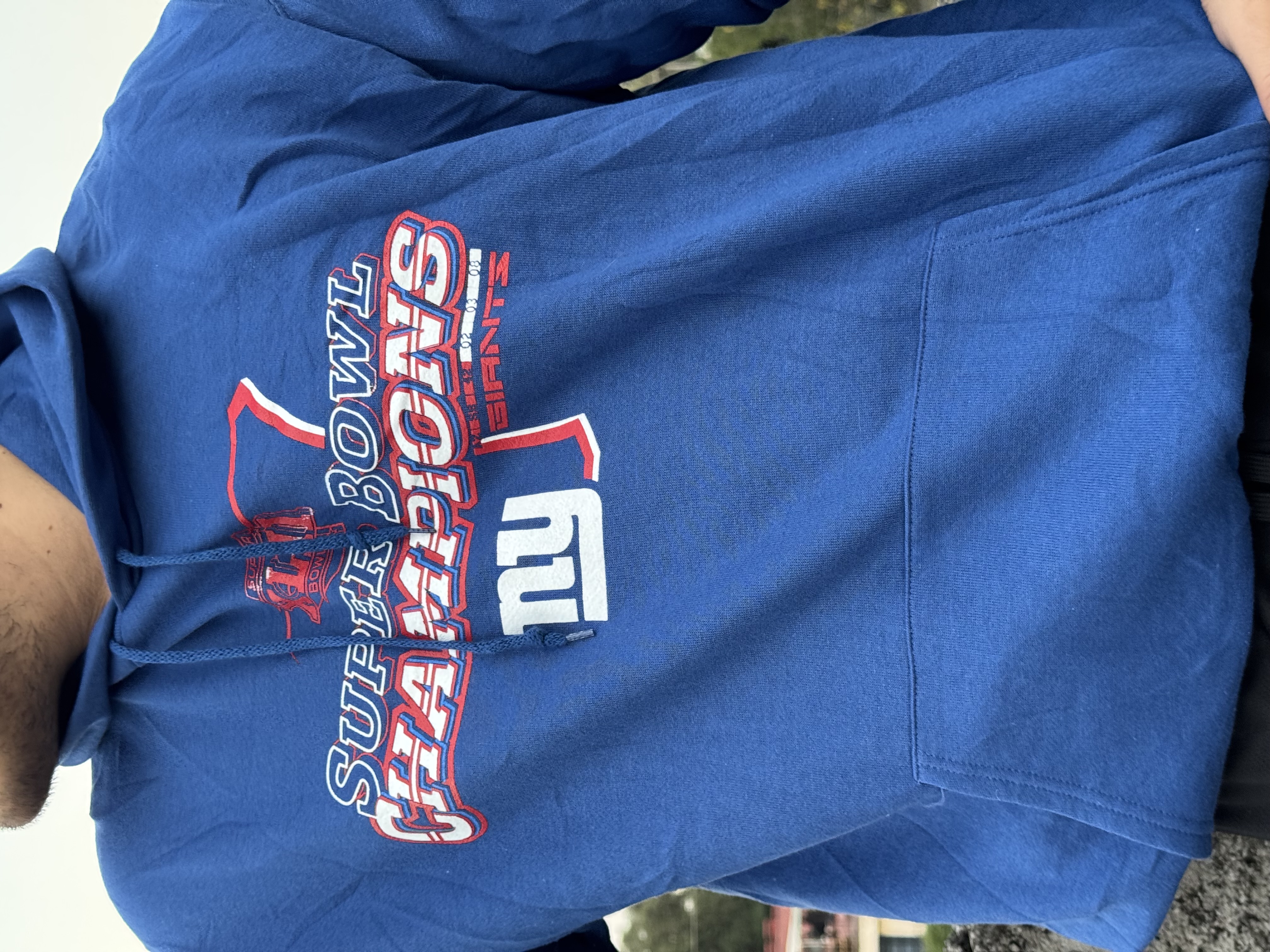 SUDADERA NY GIANTS